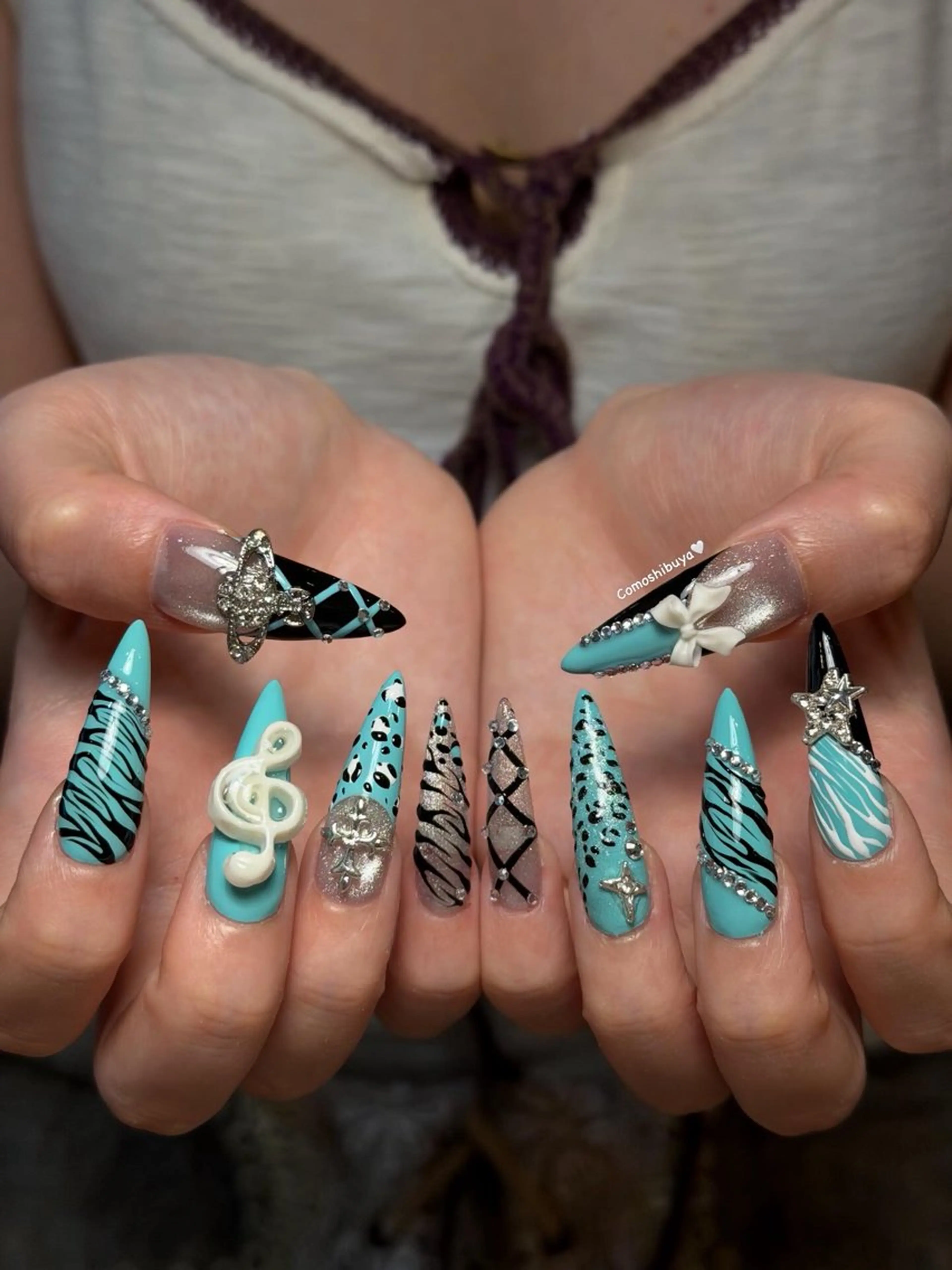 ネイル 韓国ネイル シンプルネイル ワンホンネイル ハンドネイル CoMo Nailのネイルデザイン