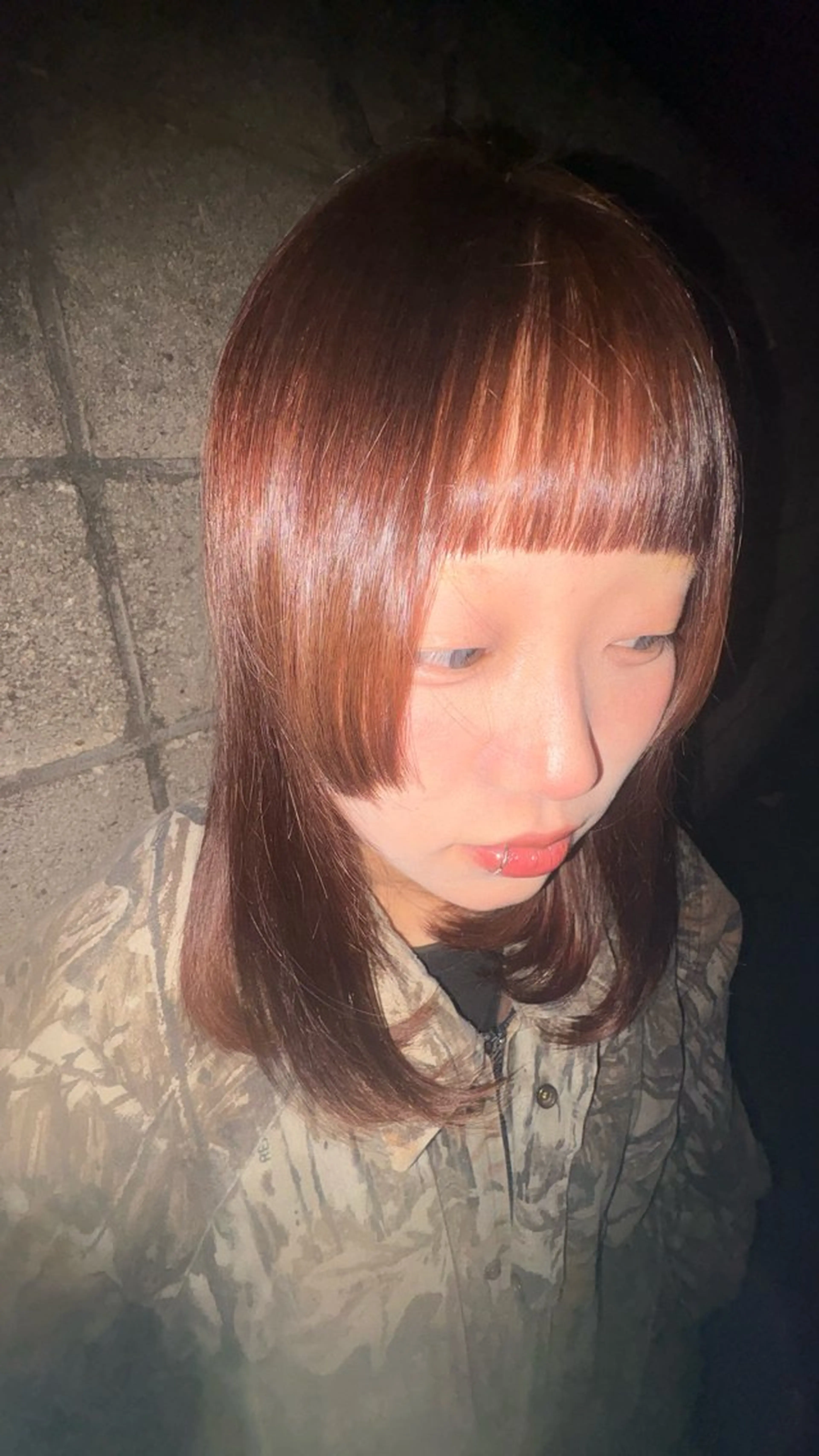 ミディアム カラー ★mocca★ 細川のヘアスタイル