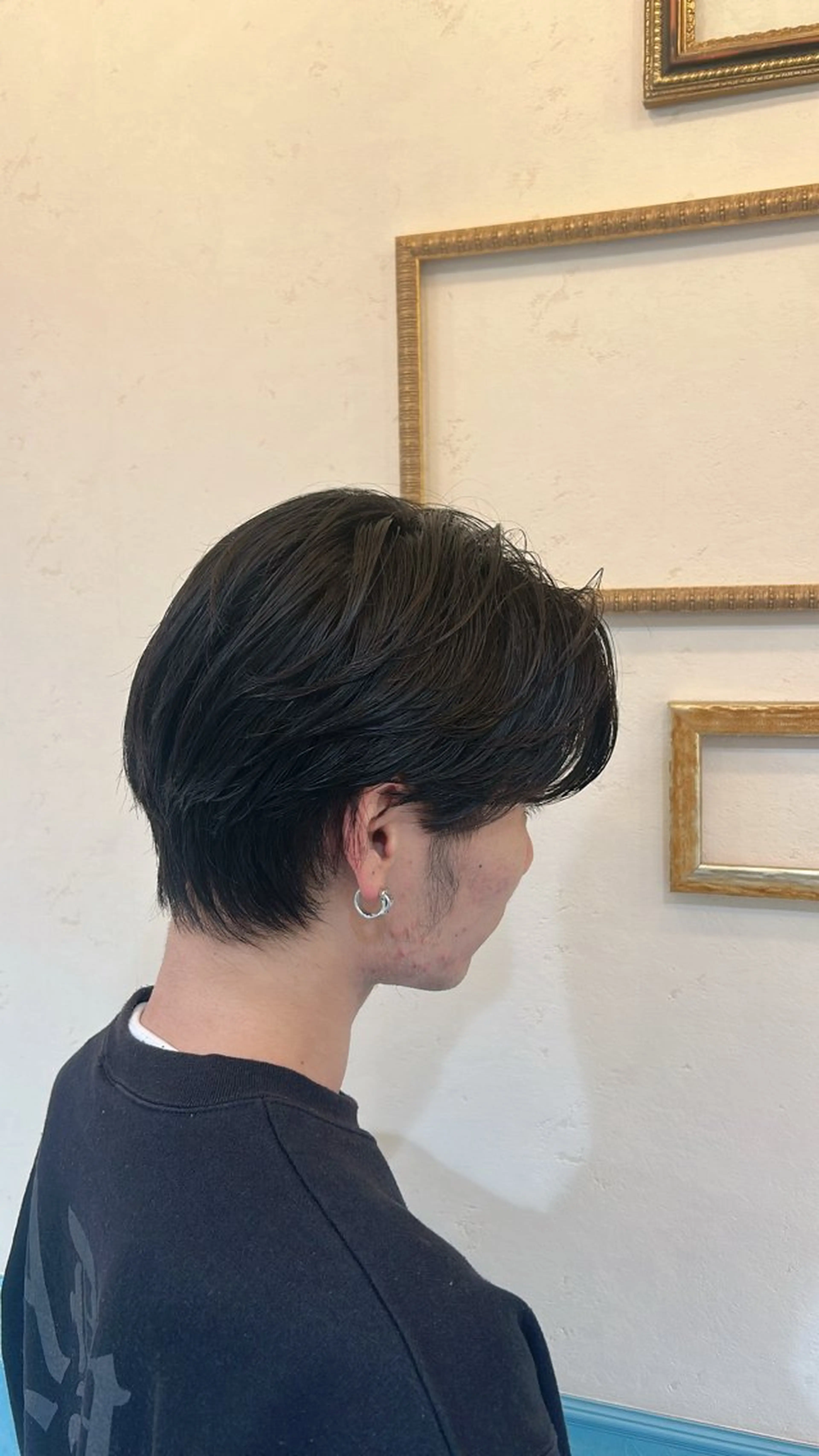 ミディアム メンズ センターパート 河野 穂香のヘアスタイル