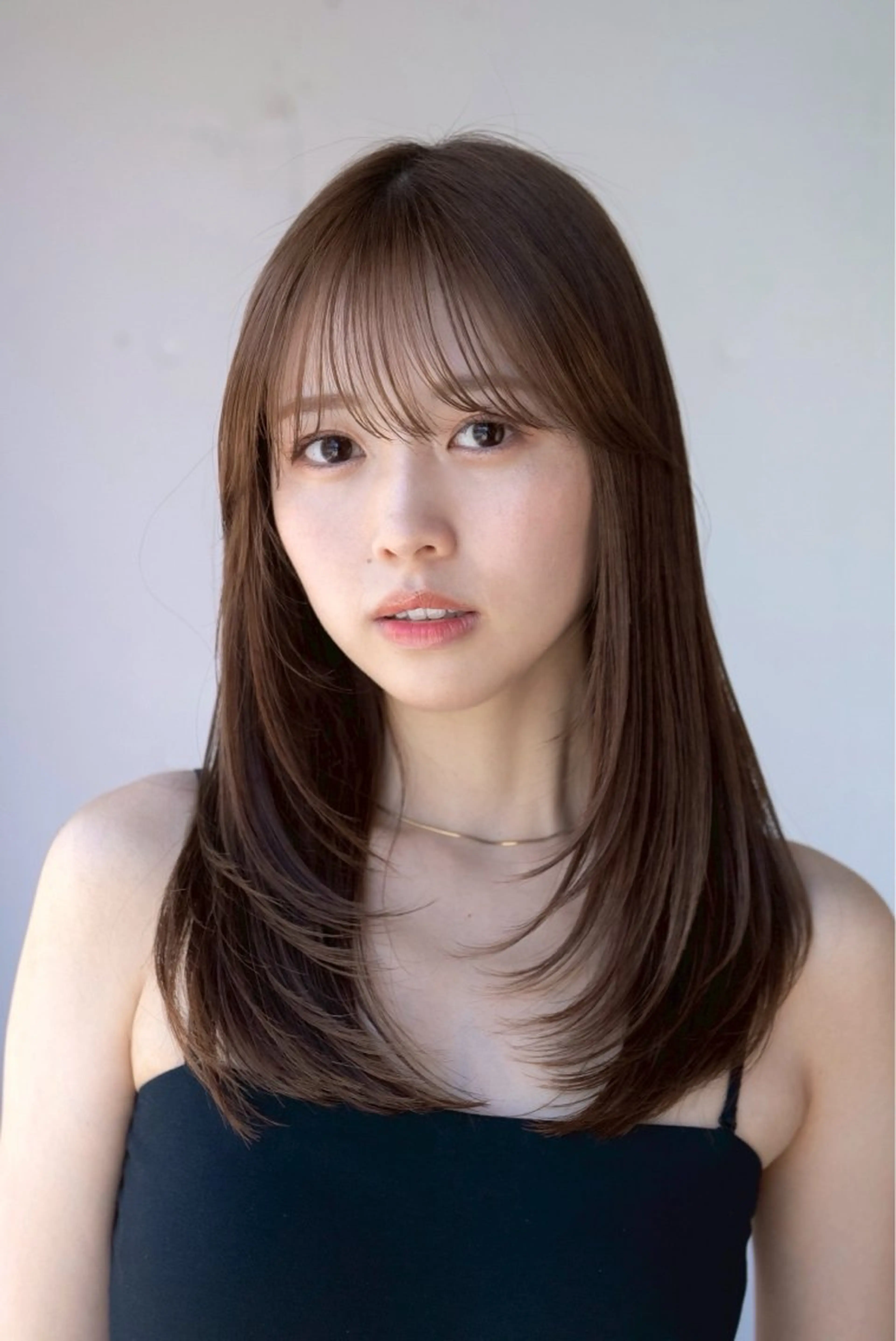 ミディアム カラー ヘアカラー 透明感カラー/艶 ✖️上品/修生🥀のヘアスタイル