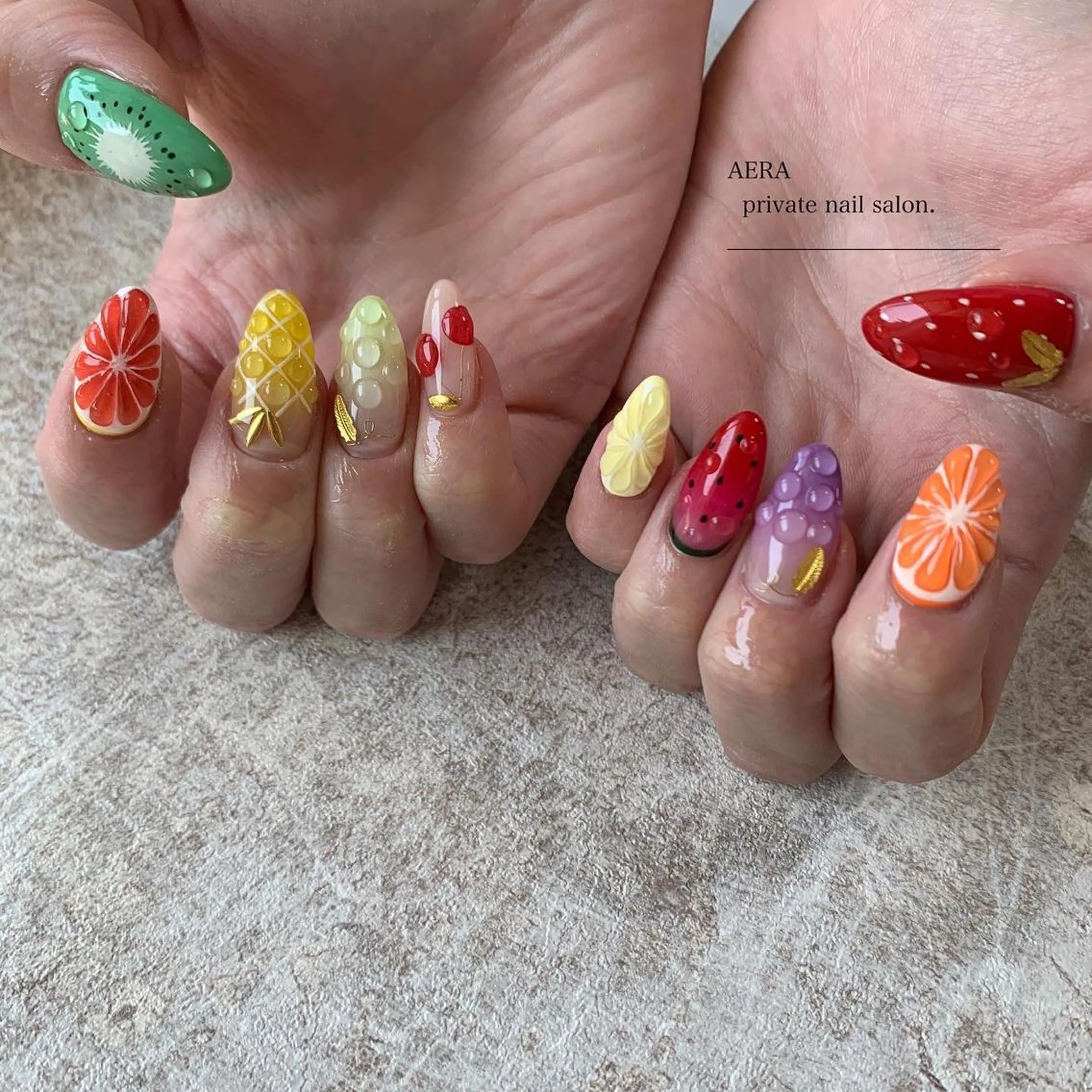 ネイル AERA nail shino🐱⸝꙳のネイルデザイン
