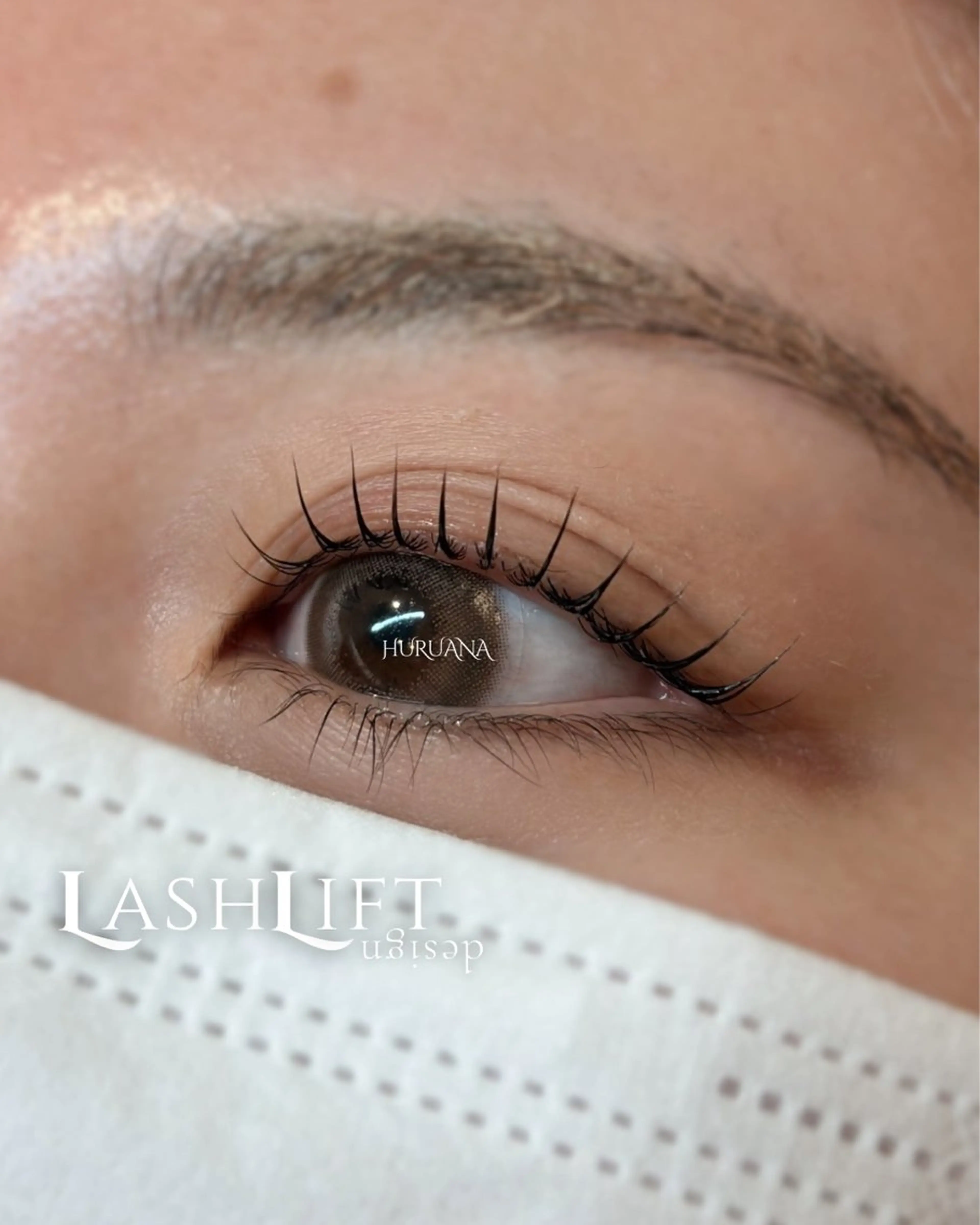 <次世代ダメージレスまつ毛パーマ上＞まつげパーマ＋ティントコーティング仕上げ込みの写真