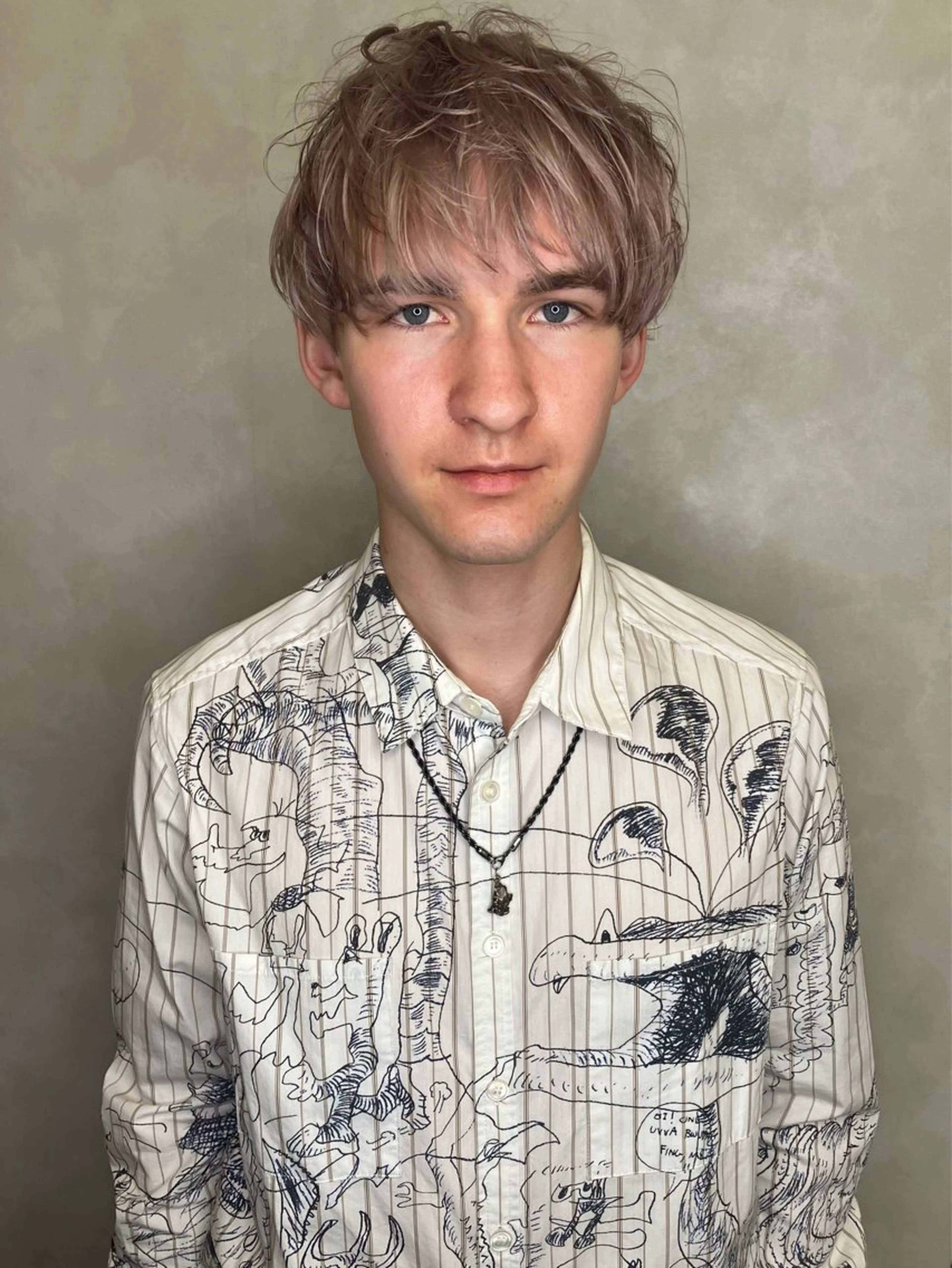 ショート カラー メンズ カット ヘッドスパ 透明感カラー/ 髪質改善町田佑人のヘアスタイル