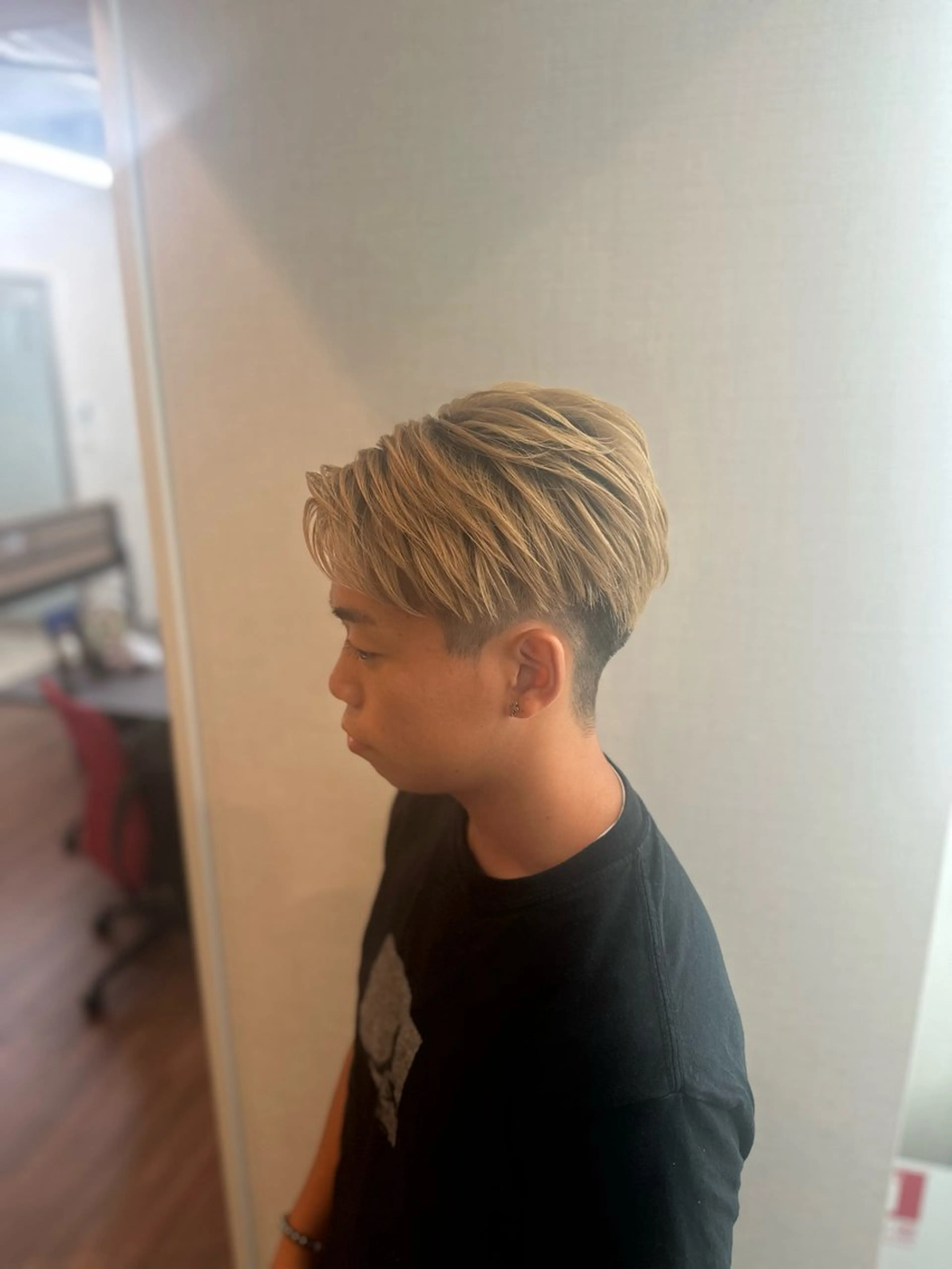 メンズ natsumi🍀艶 カラー/美髪縮毛のヘアスタイル