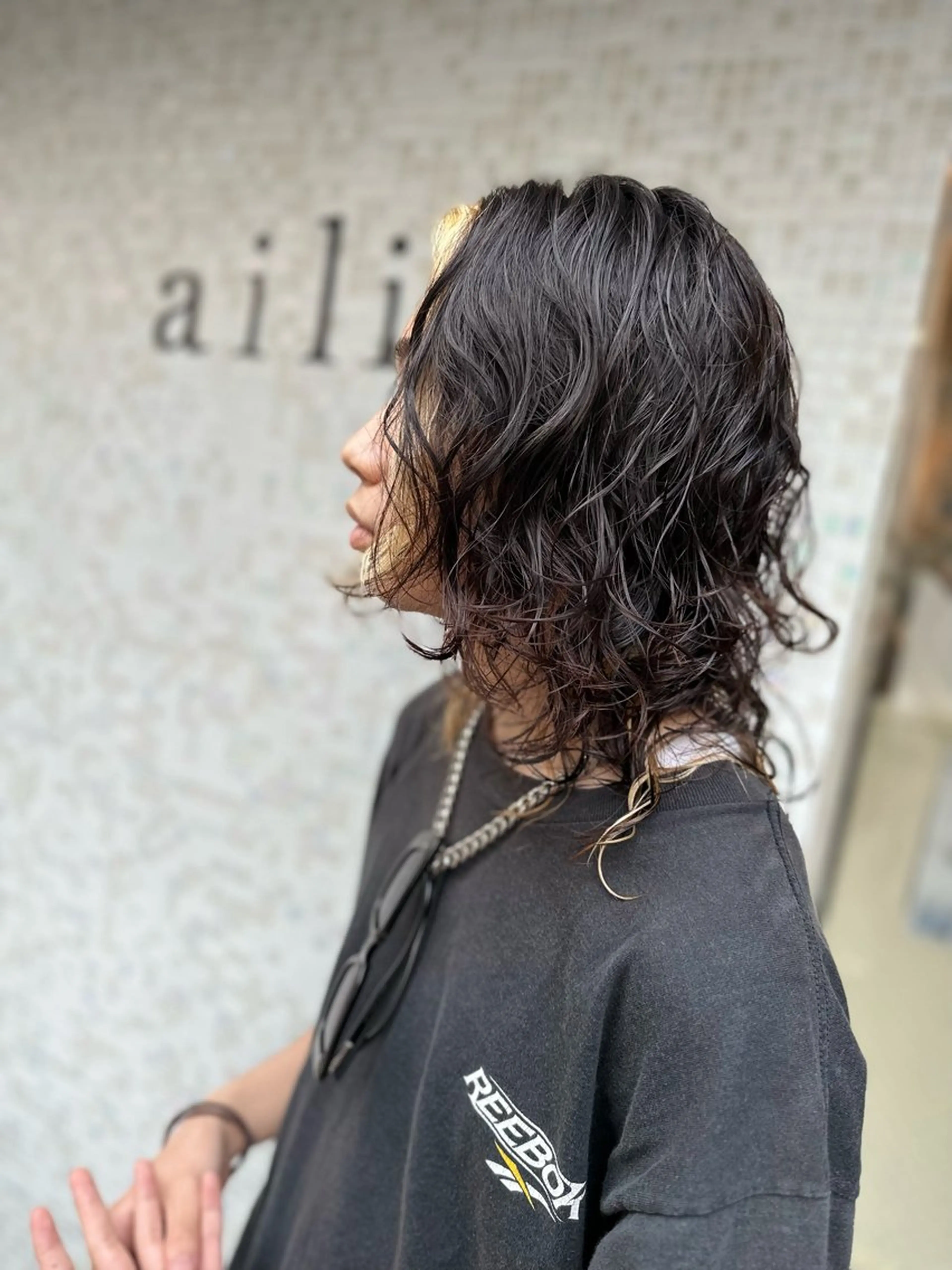 👑メンズ💇👑似合わせカット+パーマ+頭皮トリートメントの写真