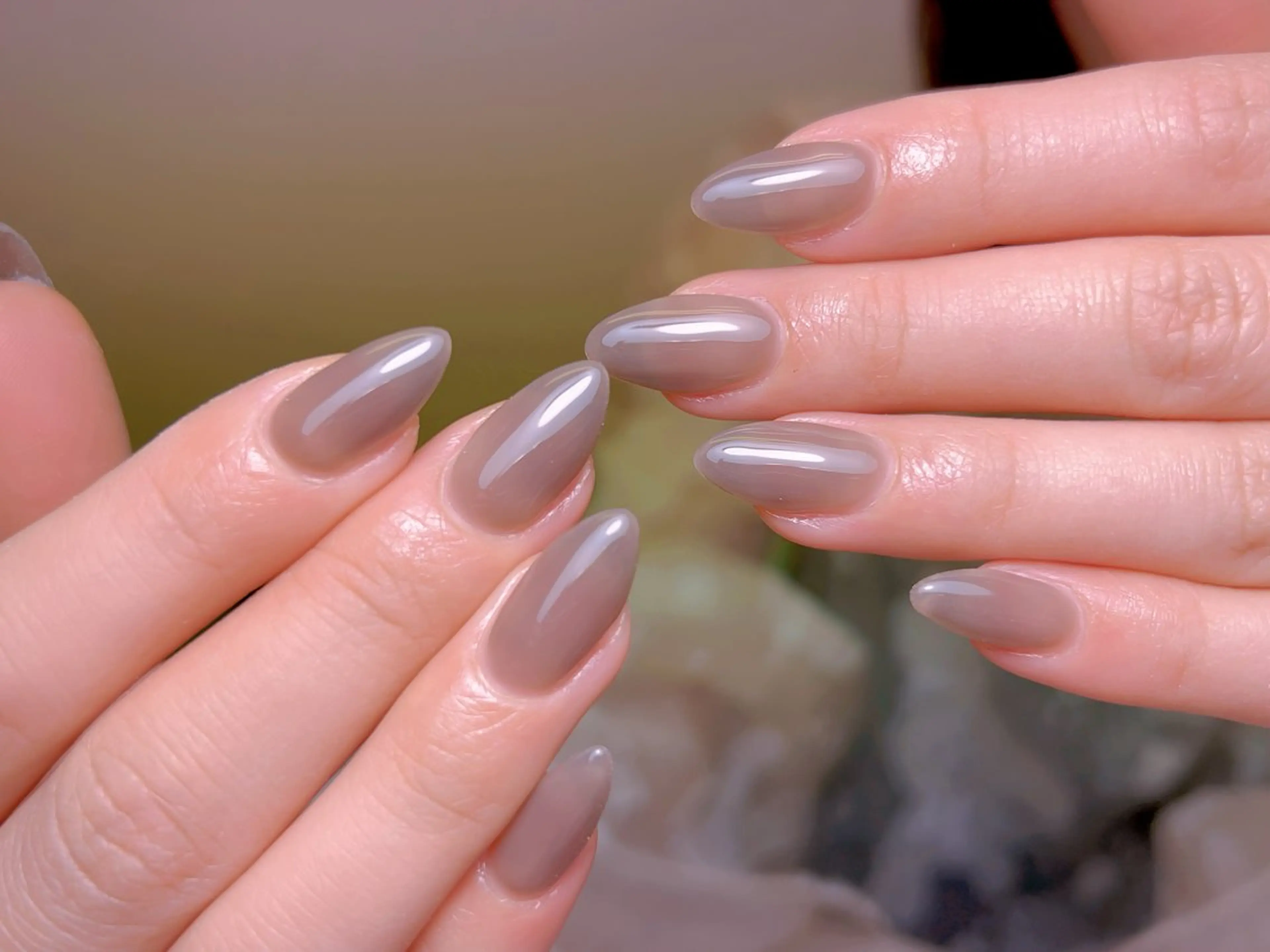 ネイル フレンチネイル ジェルネイル グラデーション 韓国ネイル マグネットネイル ハンドネイル 【長さ出し】 IRIS NAILのネイルデザイン