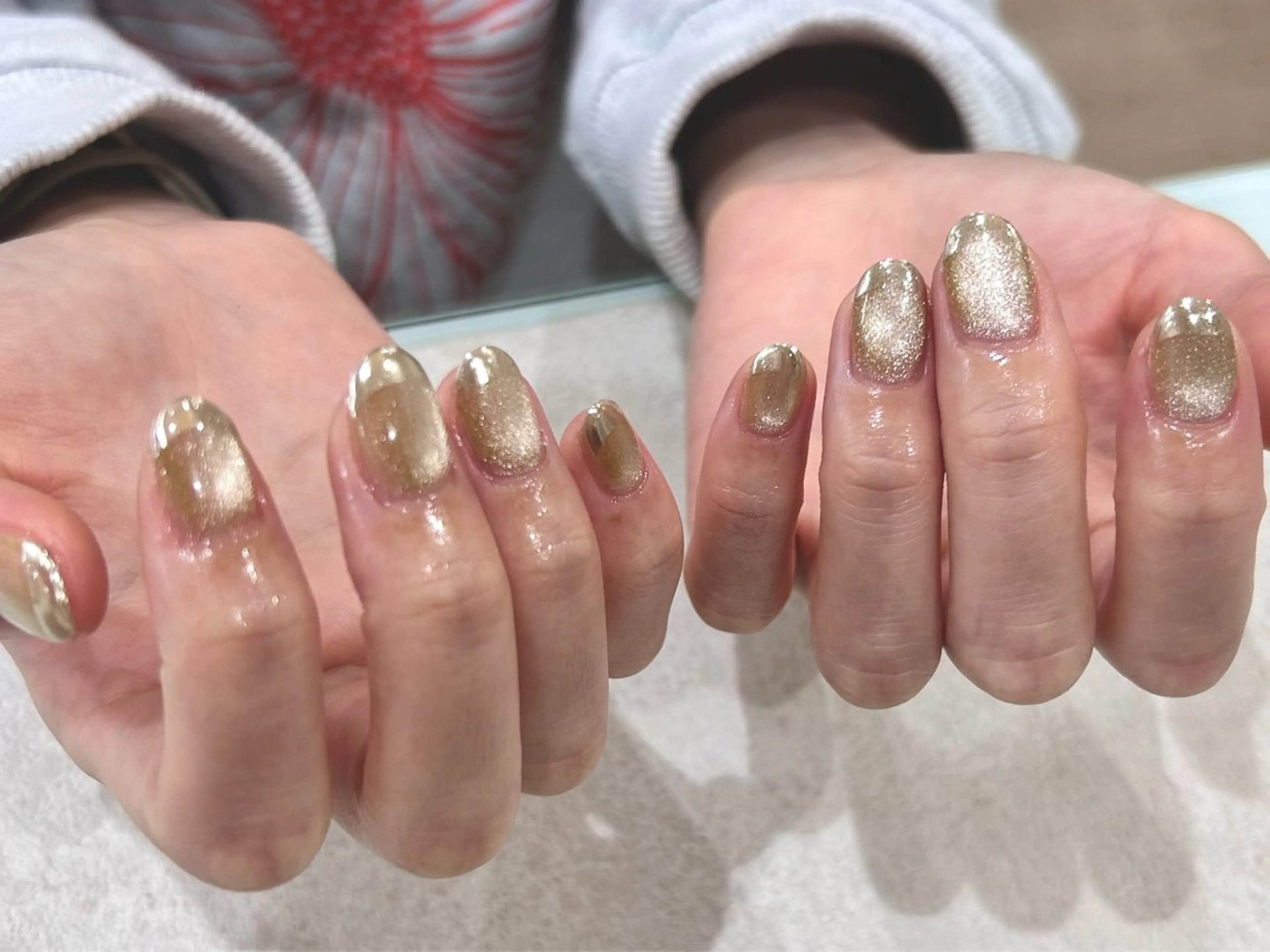 ネイル ニュアンスネイル muum_nail 新宿2分 三丁目1分のネイルデザイン