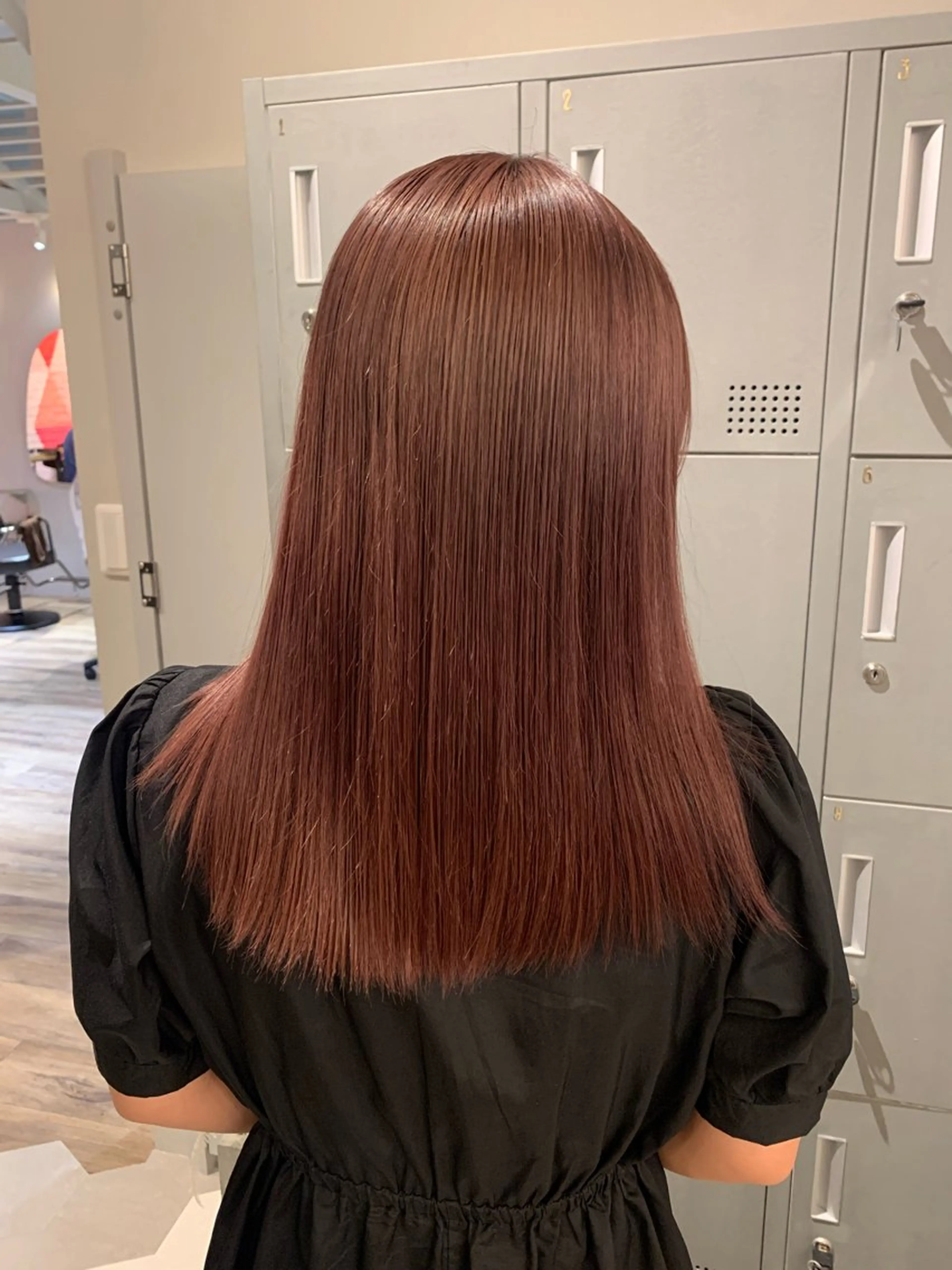 セミロング カラー ブリーチ/アレンジ 天満/chihiroのヘアスタイル