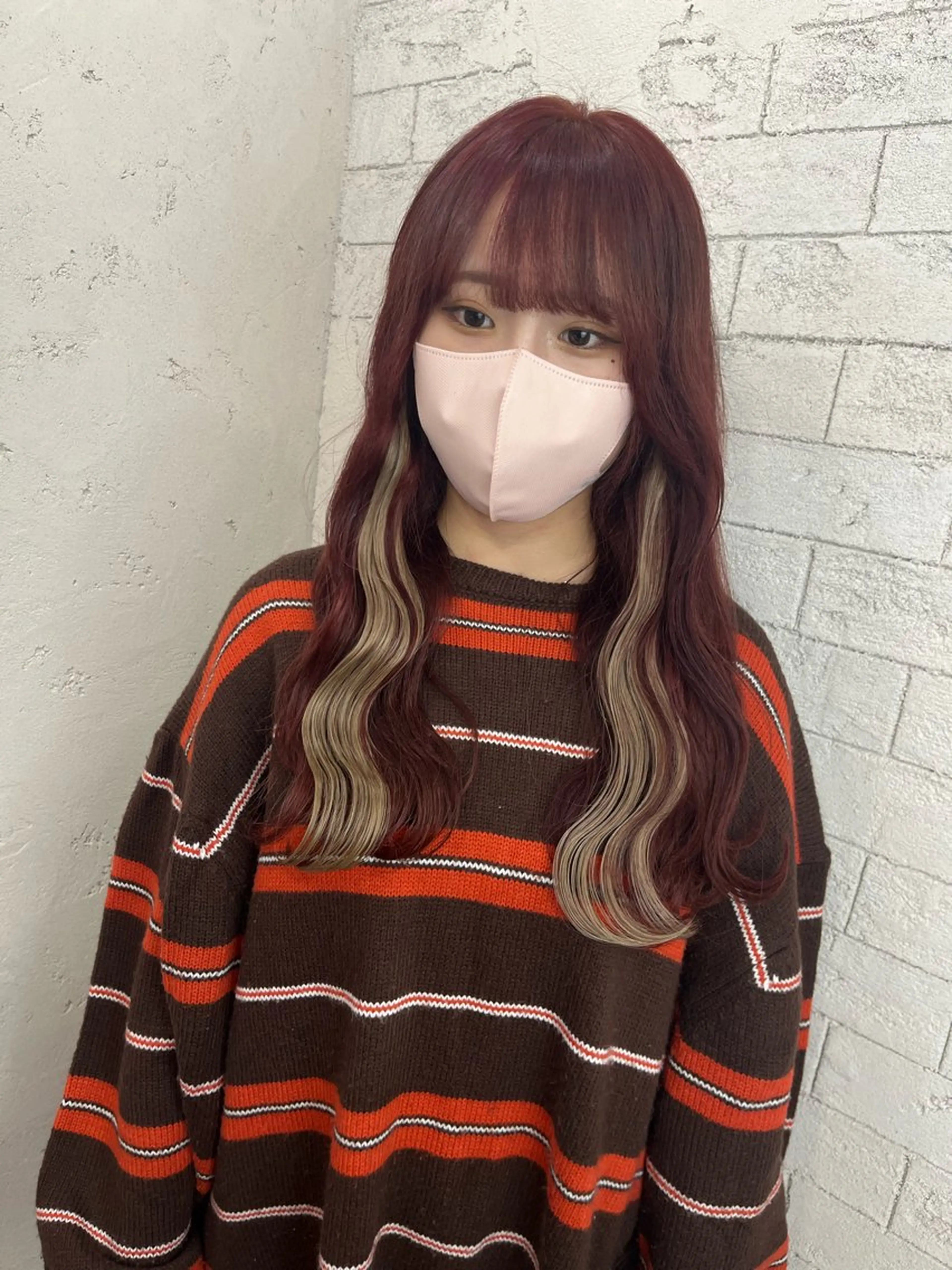 セミロング カラー Eleanor立川北口所属・🦋YUI 髪質改善 ブリーチ　着付け🦋のヘアスタイル