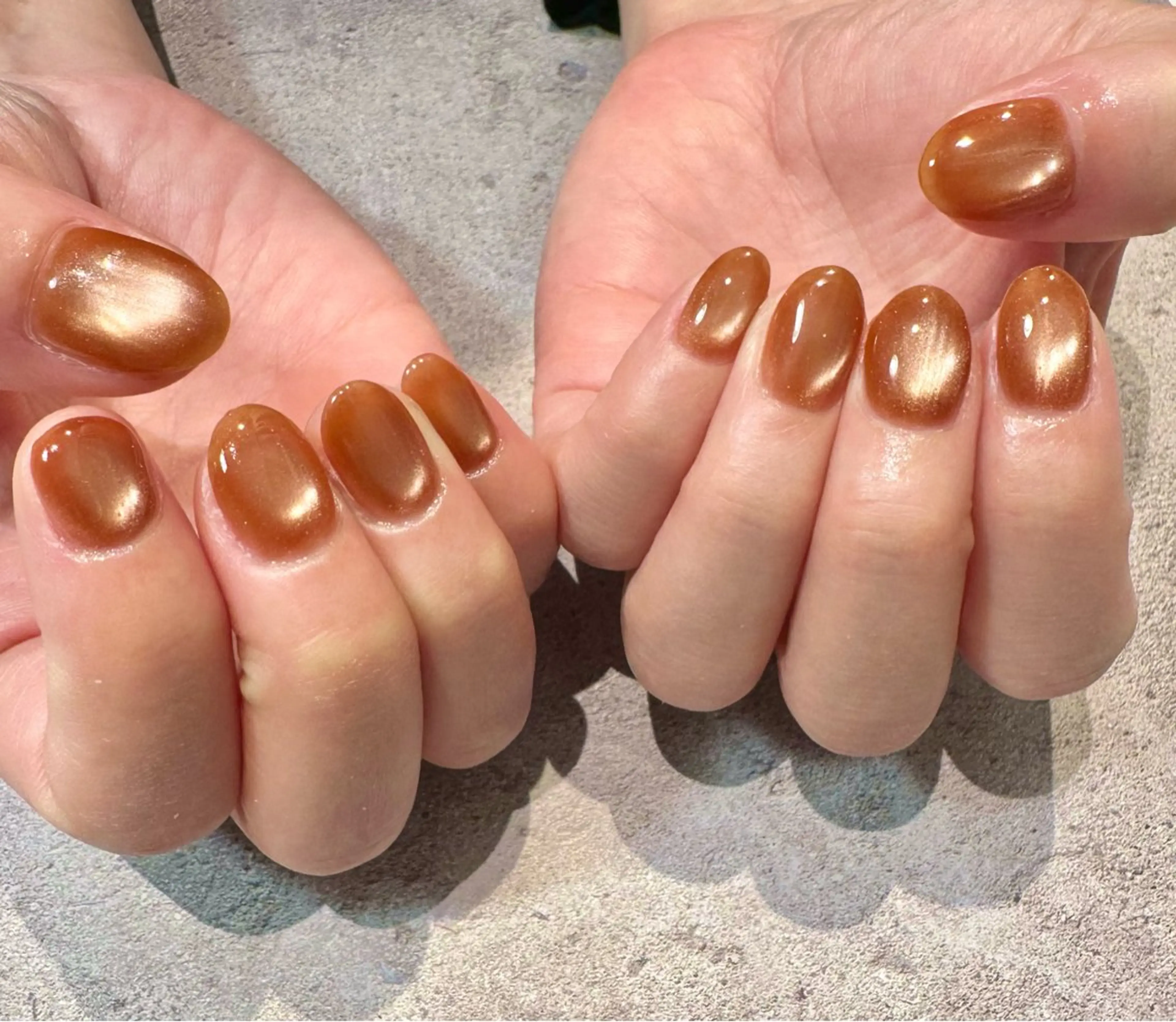 ネイル マグネットネイル ハンドネイル 入山 聡美のネイルデザイン