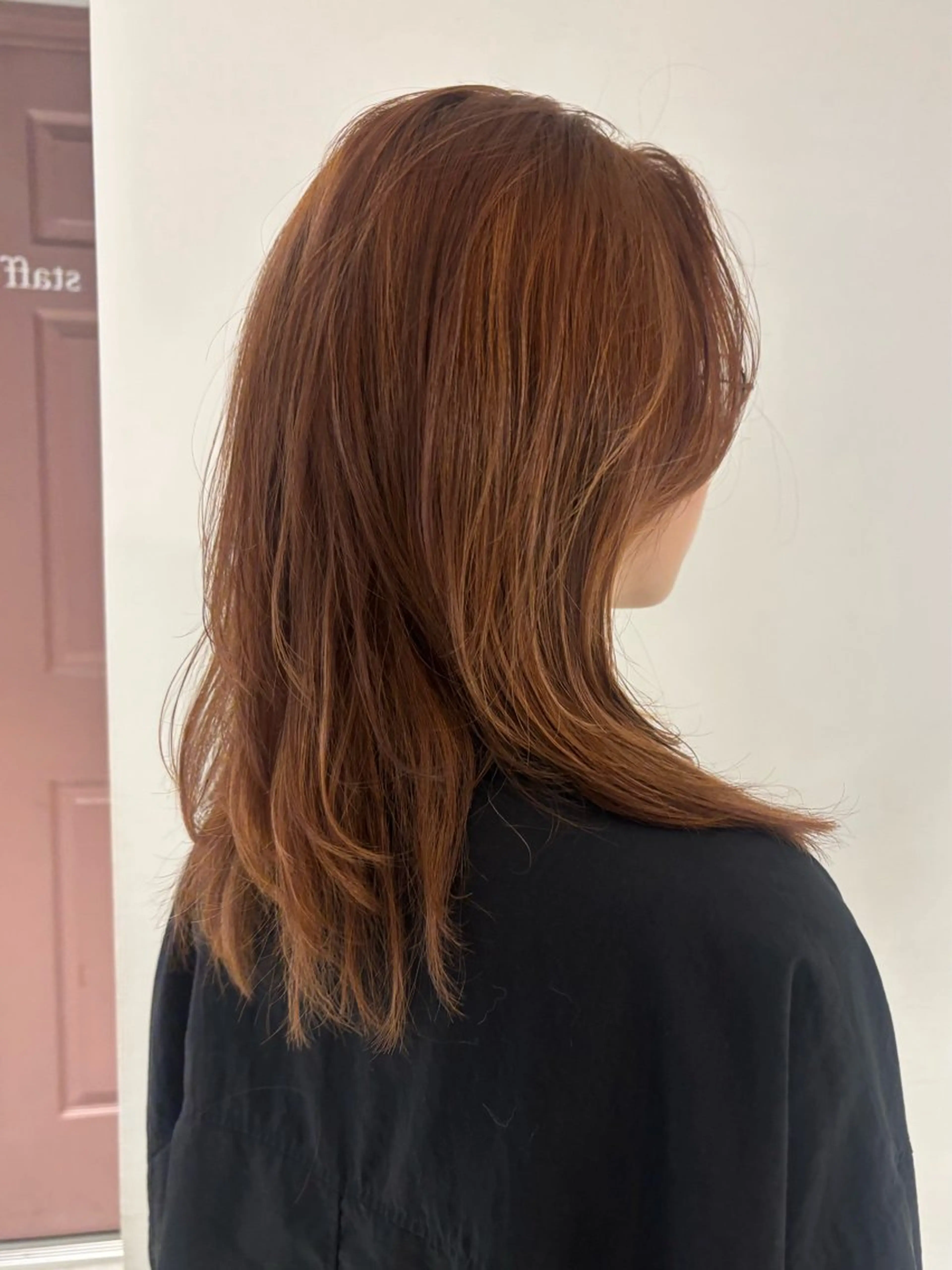 ミディアム カラー カット ヘアカラー トリートメント mei|顔まわり ×透明感カラーのヘアスタイル