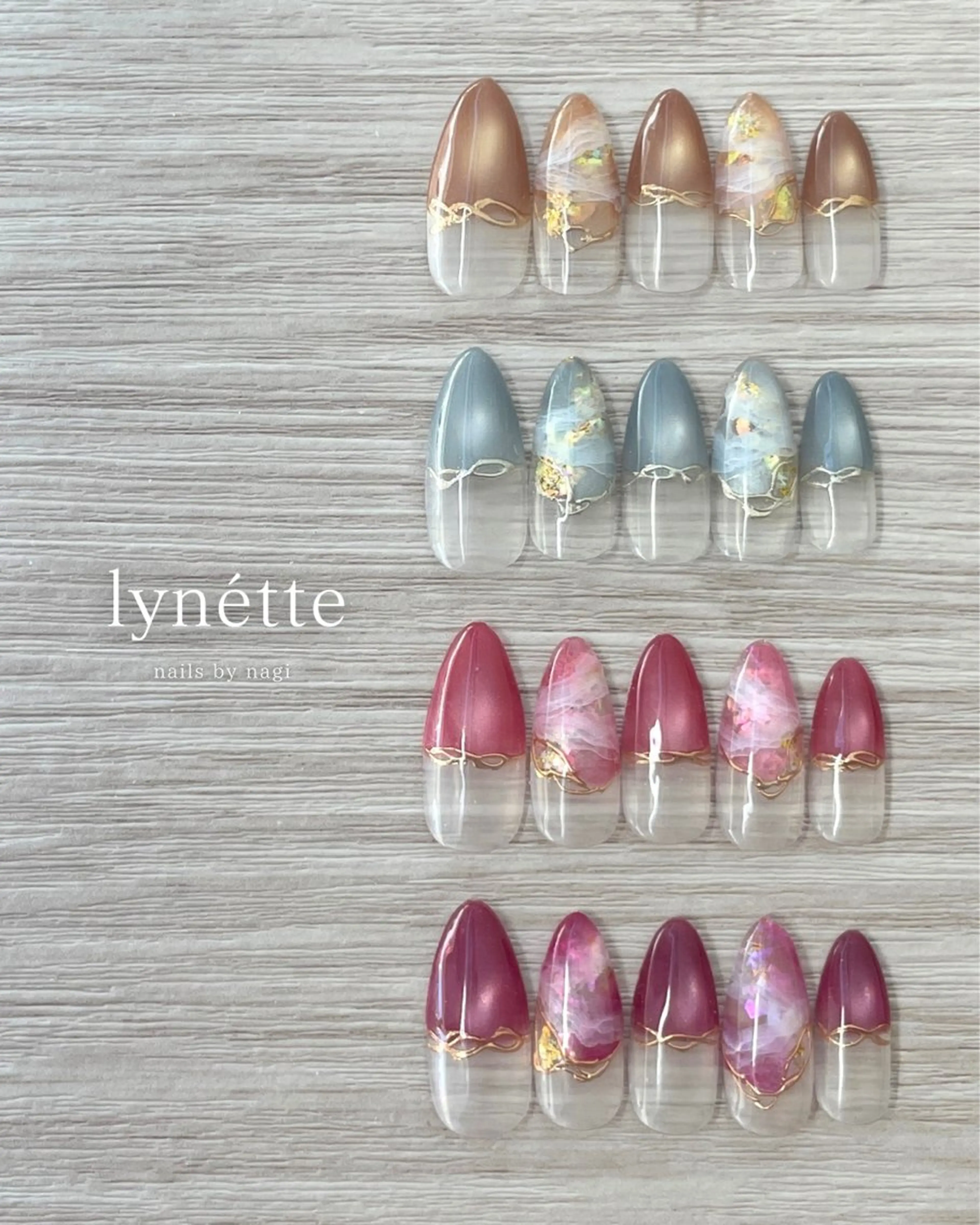 ネイル ニュアンスネイル lynétte 那覇ネイルサロンのネイルデザイン