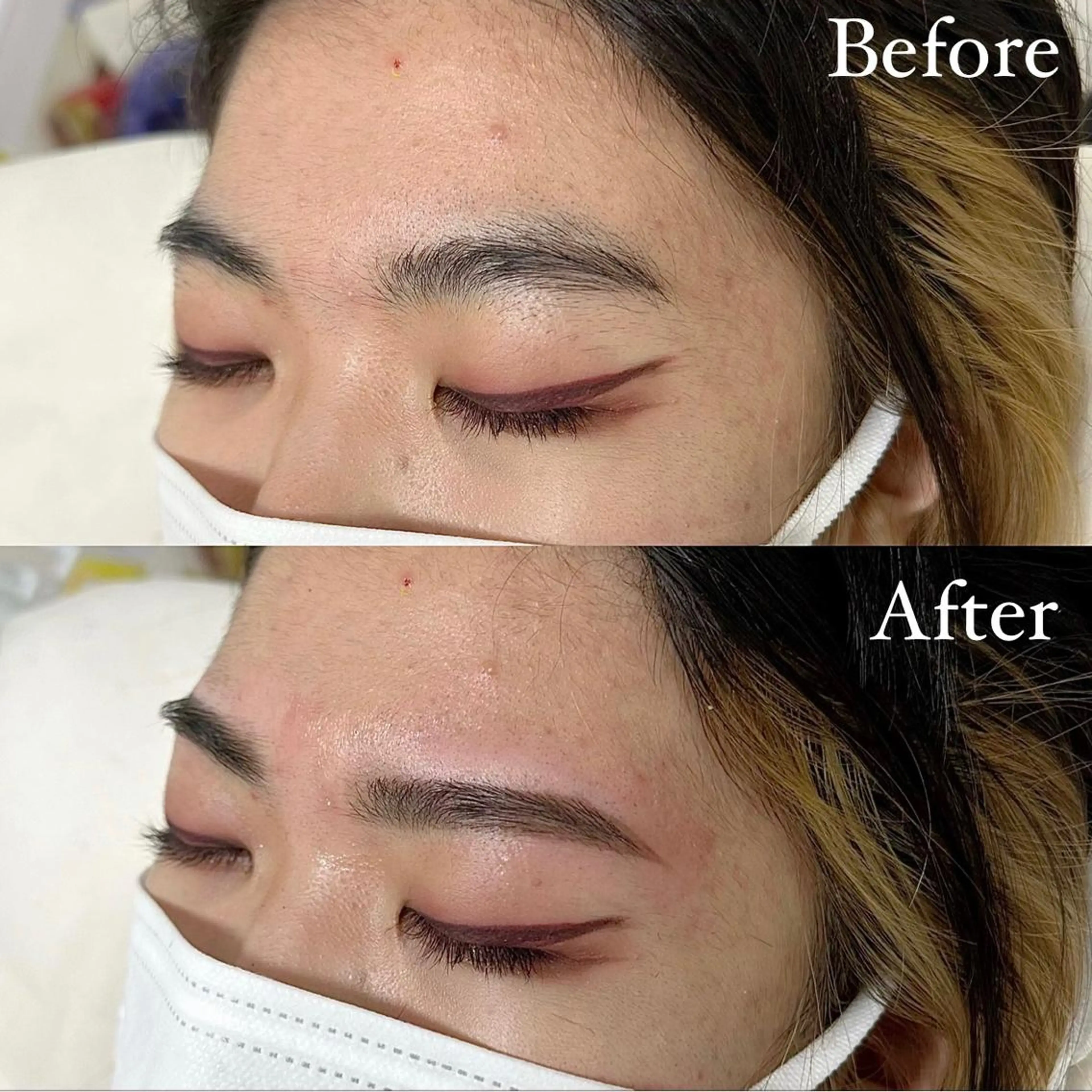 アイブロウ ハリウッドブロウリフト 眉毛ワックス脱毛 Three スリーの眉毛・アイブロウイメージ