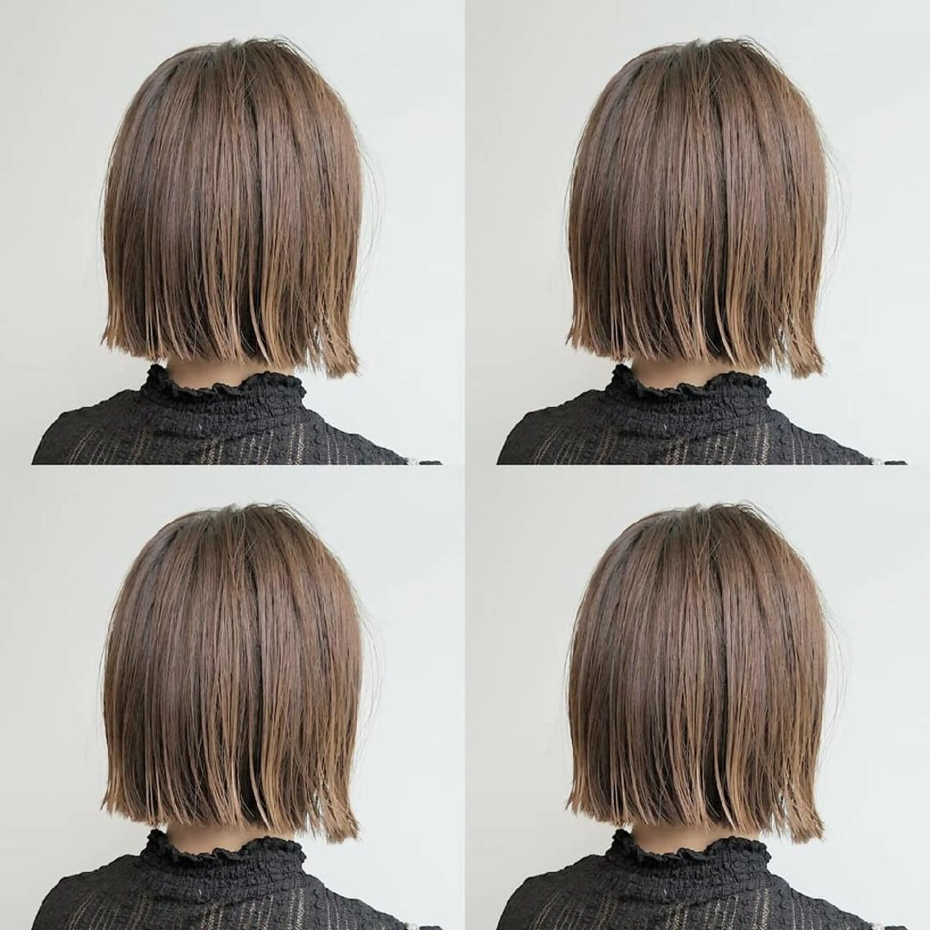 カラー ショート ボブ iplus まつげ、眉毛、耳つぼのマツエク・マツパデザイン