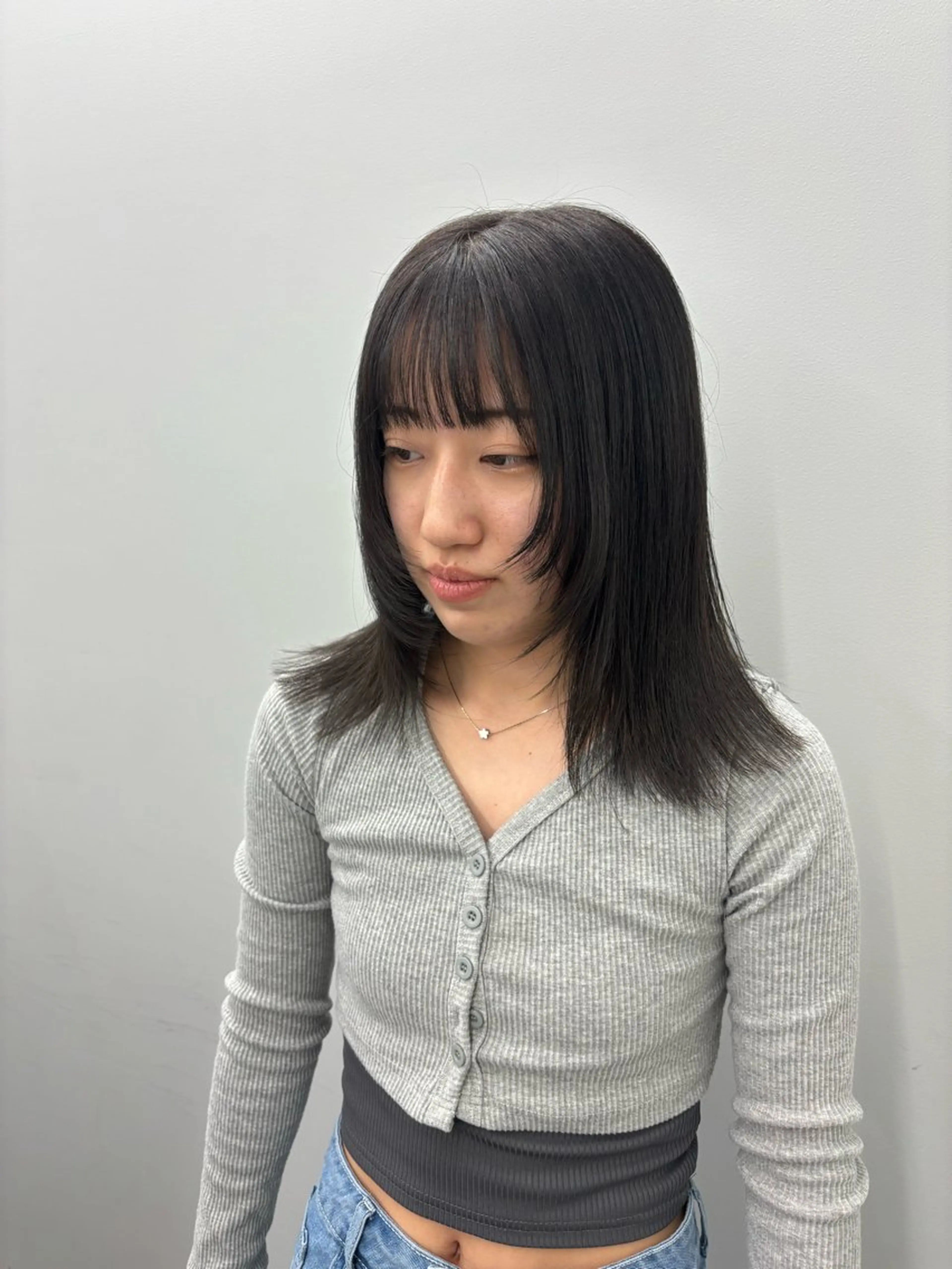 セミロング カット ヘアカラー ROCCO east / りんなのヘアスタイル