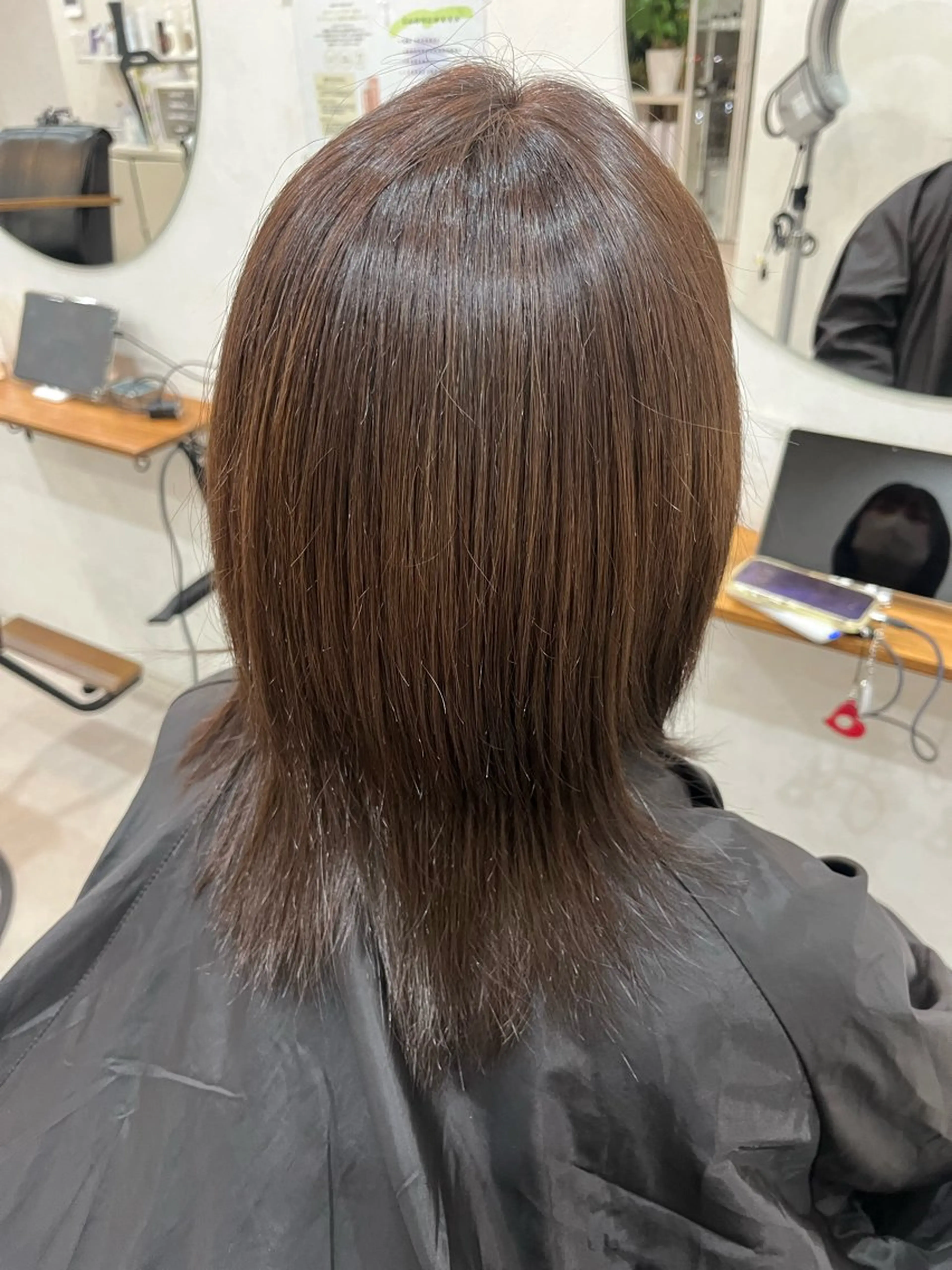 カット 縮毛矯正 トリートメント 吉本 空のヘアスタイル