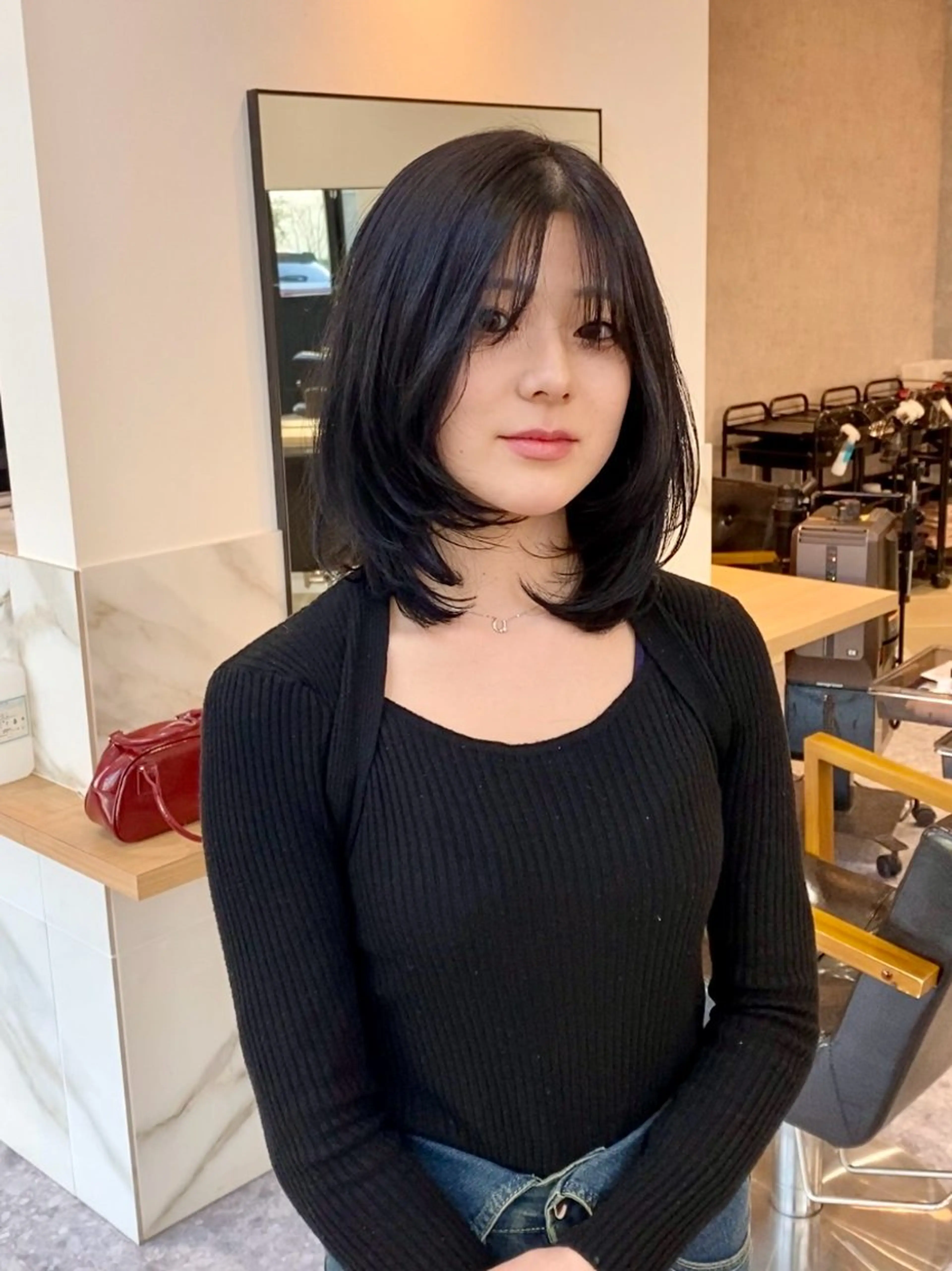 ミディアム カラー 石川 達也のヘアスタイル