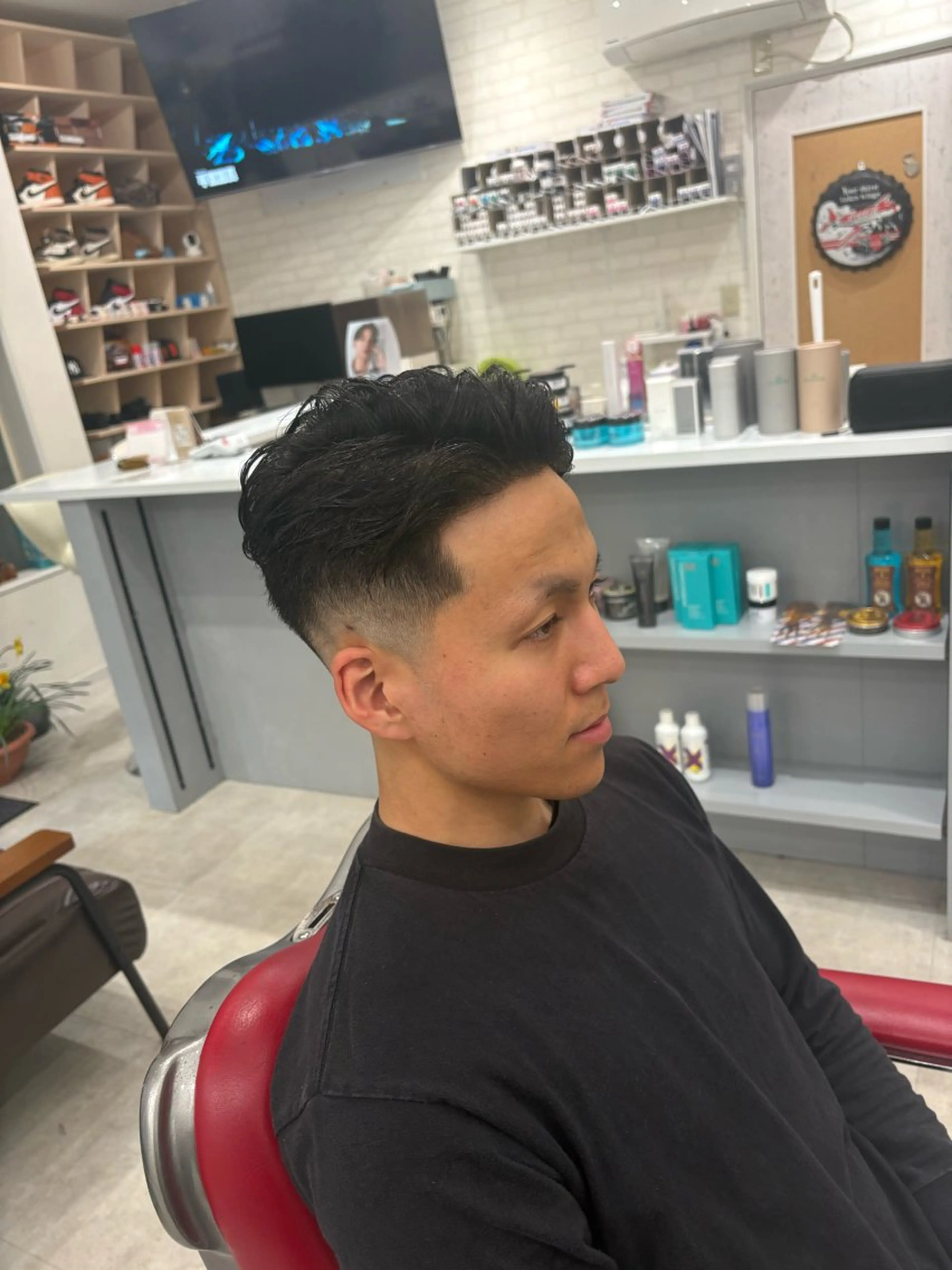 ショート メンズ カット 本間 颯太のヘアスタイル