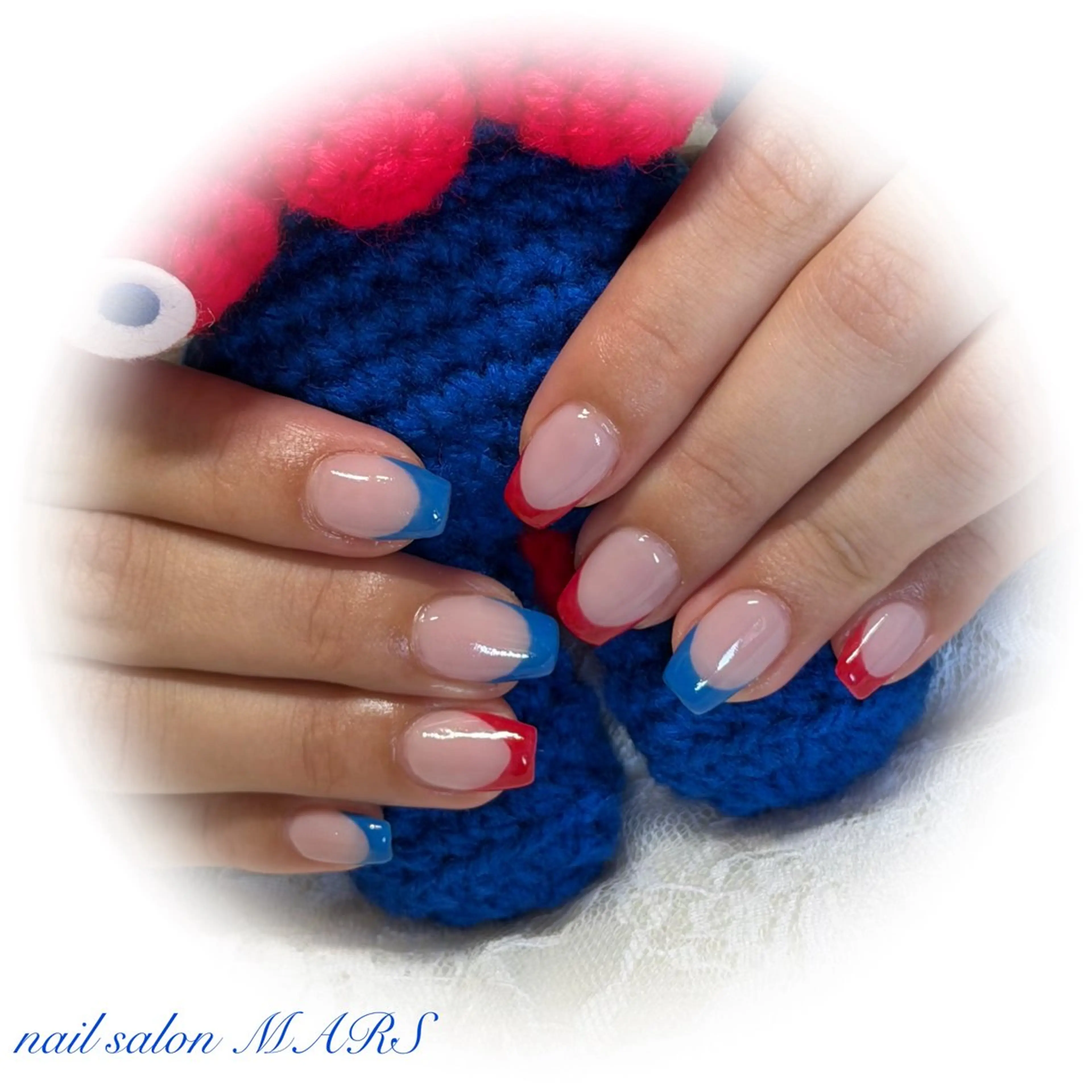 ネイル フレンチネイル ハンドネイル nail salon MARSのネイルデザイン