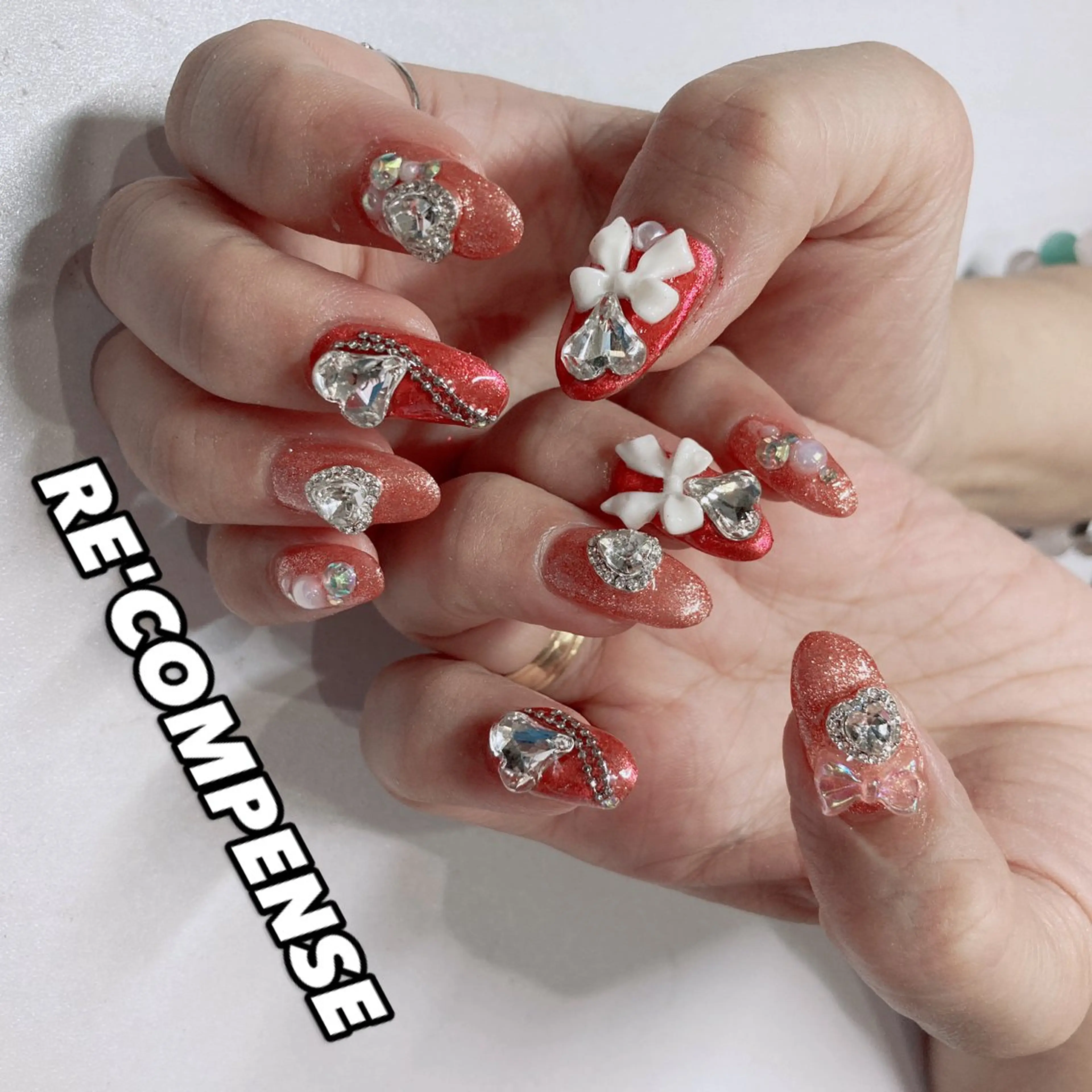 ネイル ハンドネイル れこん ぱんすのネイルデザイン