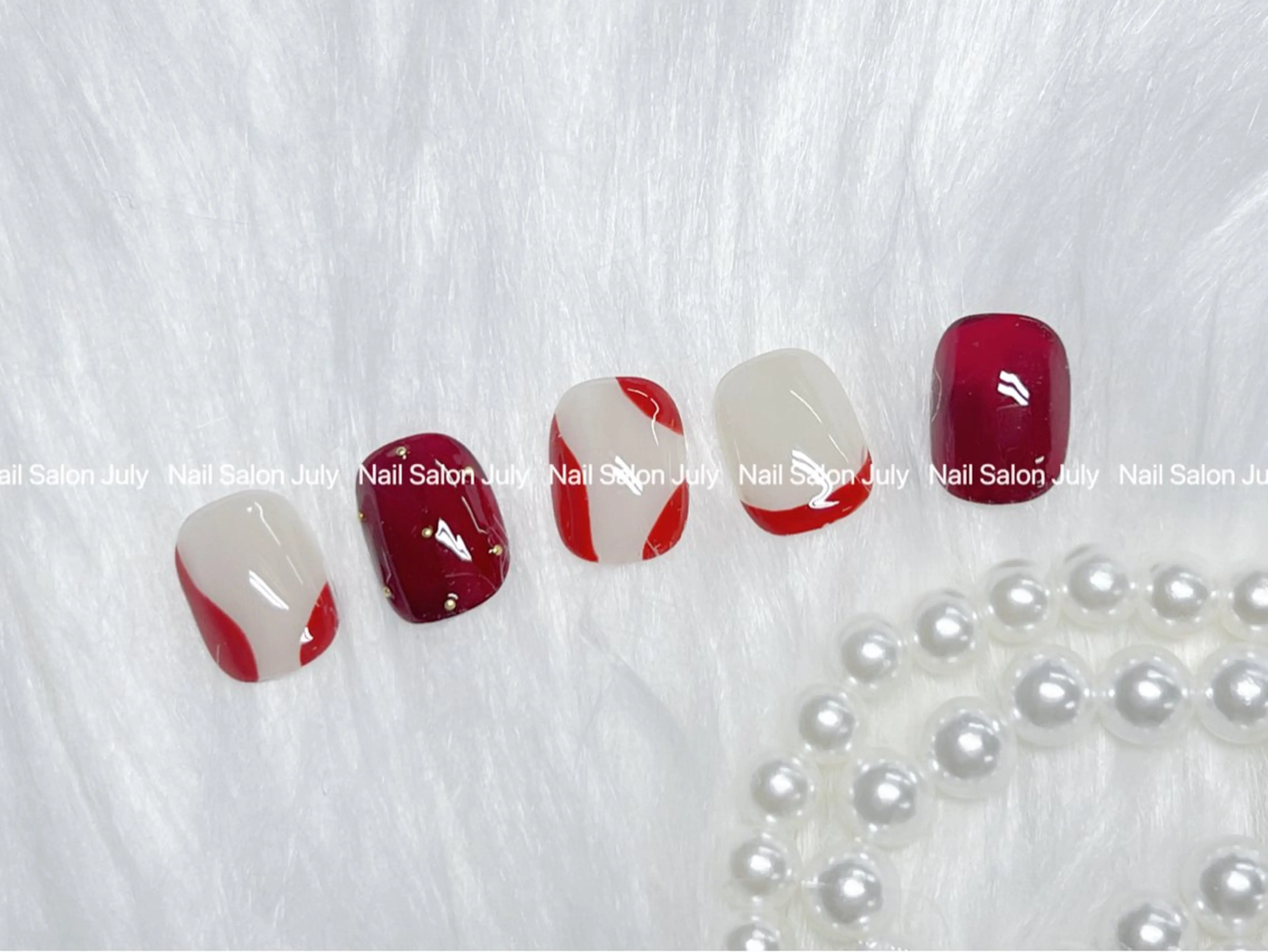 ネイル アートネイル オーロラネイル ジェルネイル ガーリー キラキラネイル July モモのネイルデザイン