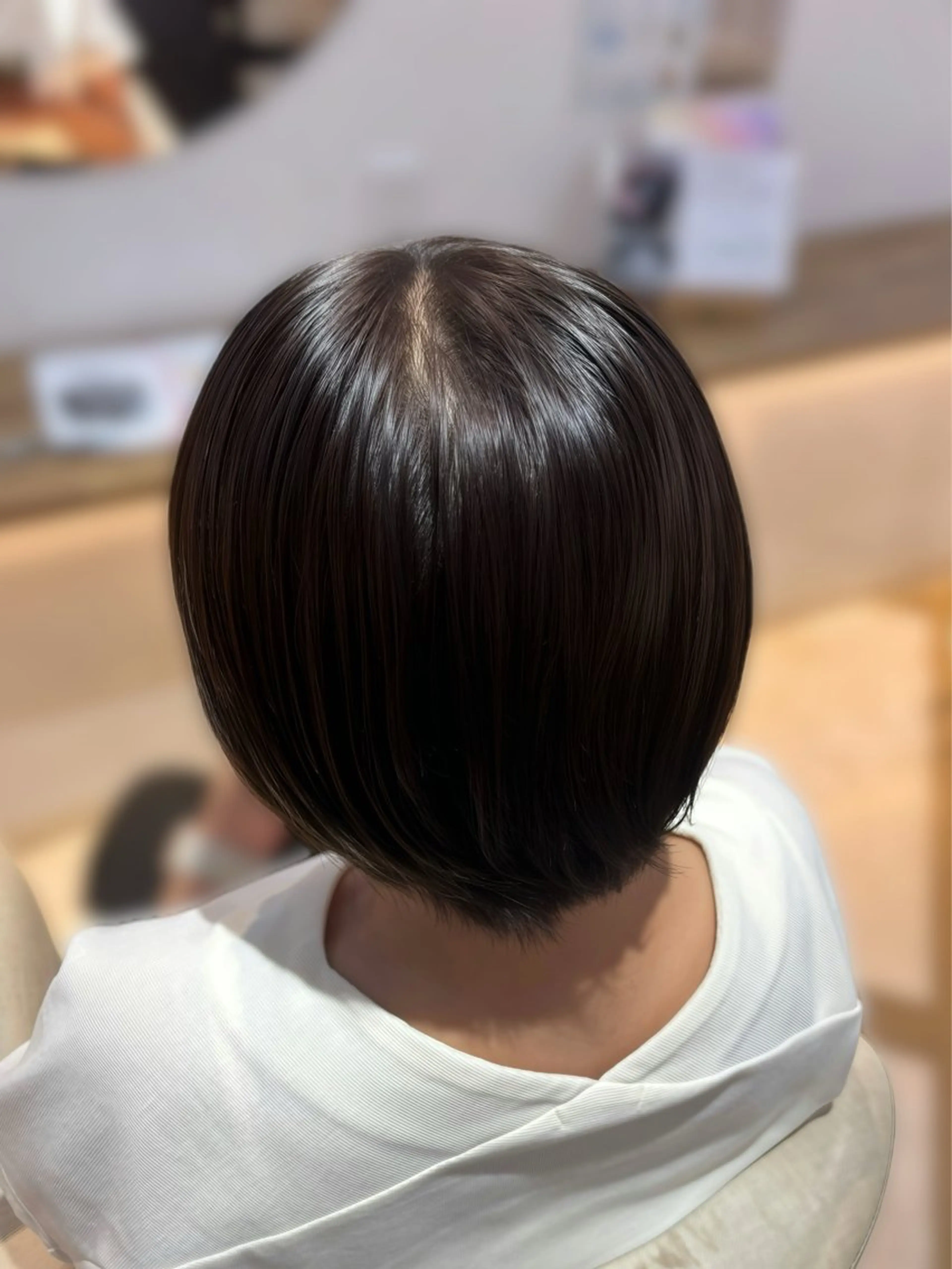 ショート カラー ブラウンカラー 透明感カラー オリーブブラウン 🖤みらい🖤カット ブリーチモデル募集のヘアスタイル