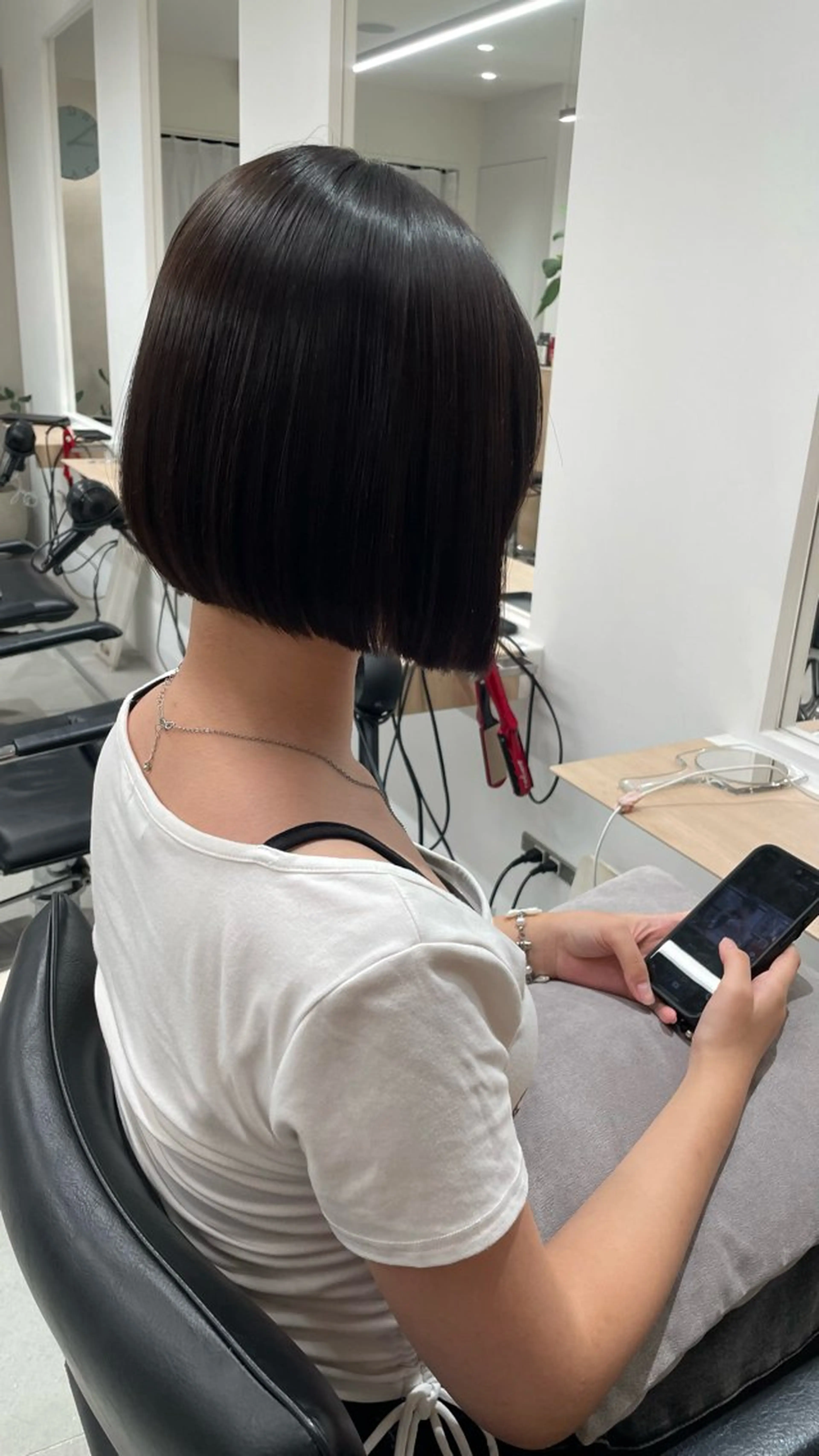 ショート 🤍ショートボブ 🤍NANAMI🤍のヘアスタイル
