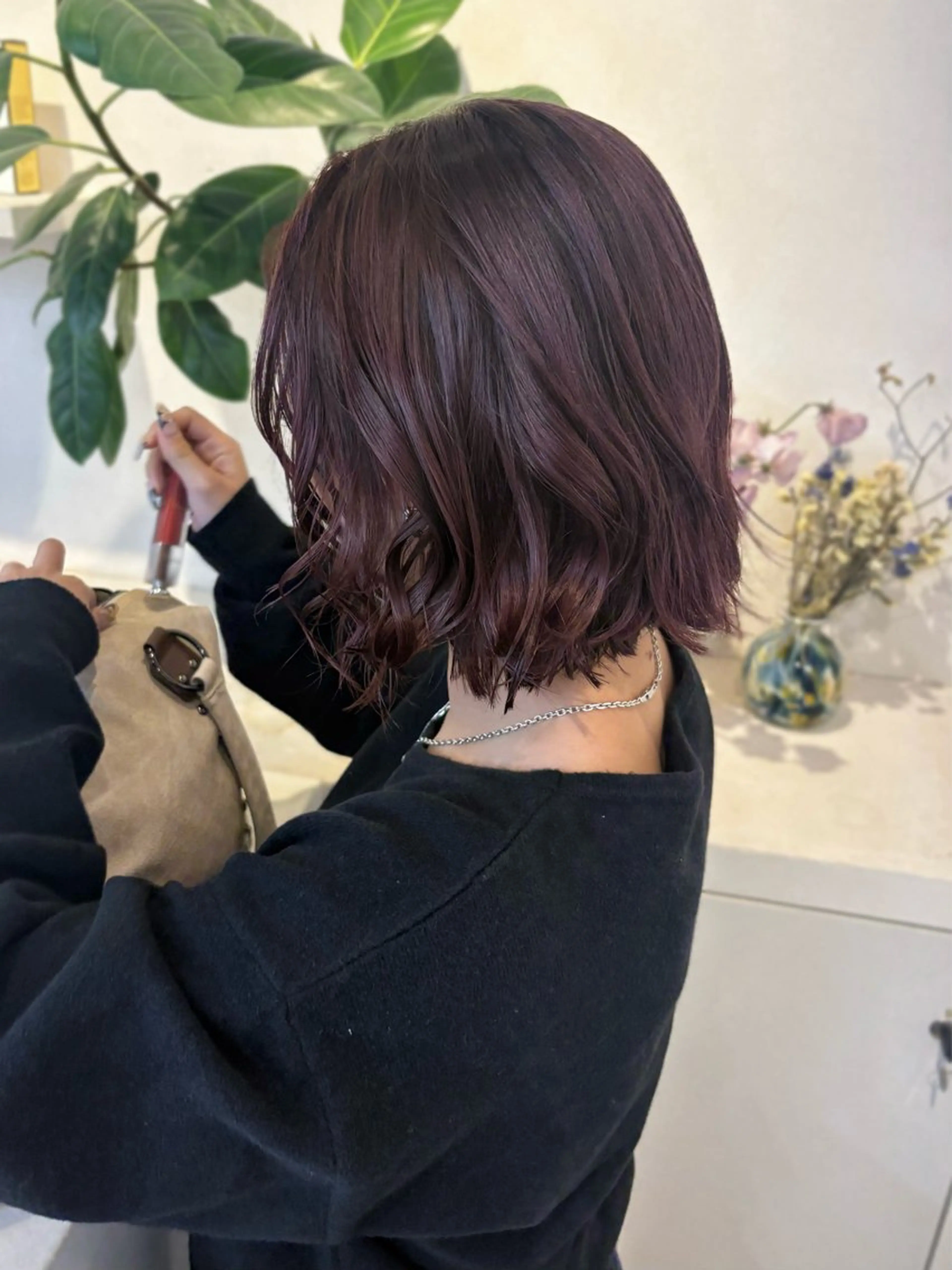 ミディアム ヘアカラー トリートメント ♡表参道/透明感 カラー/AOI🪽♡のヘアスタイル