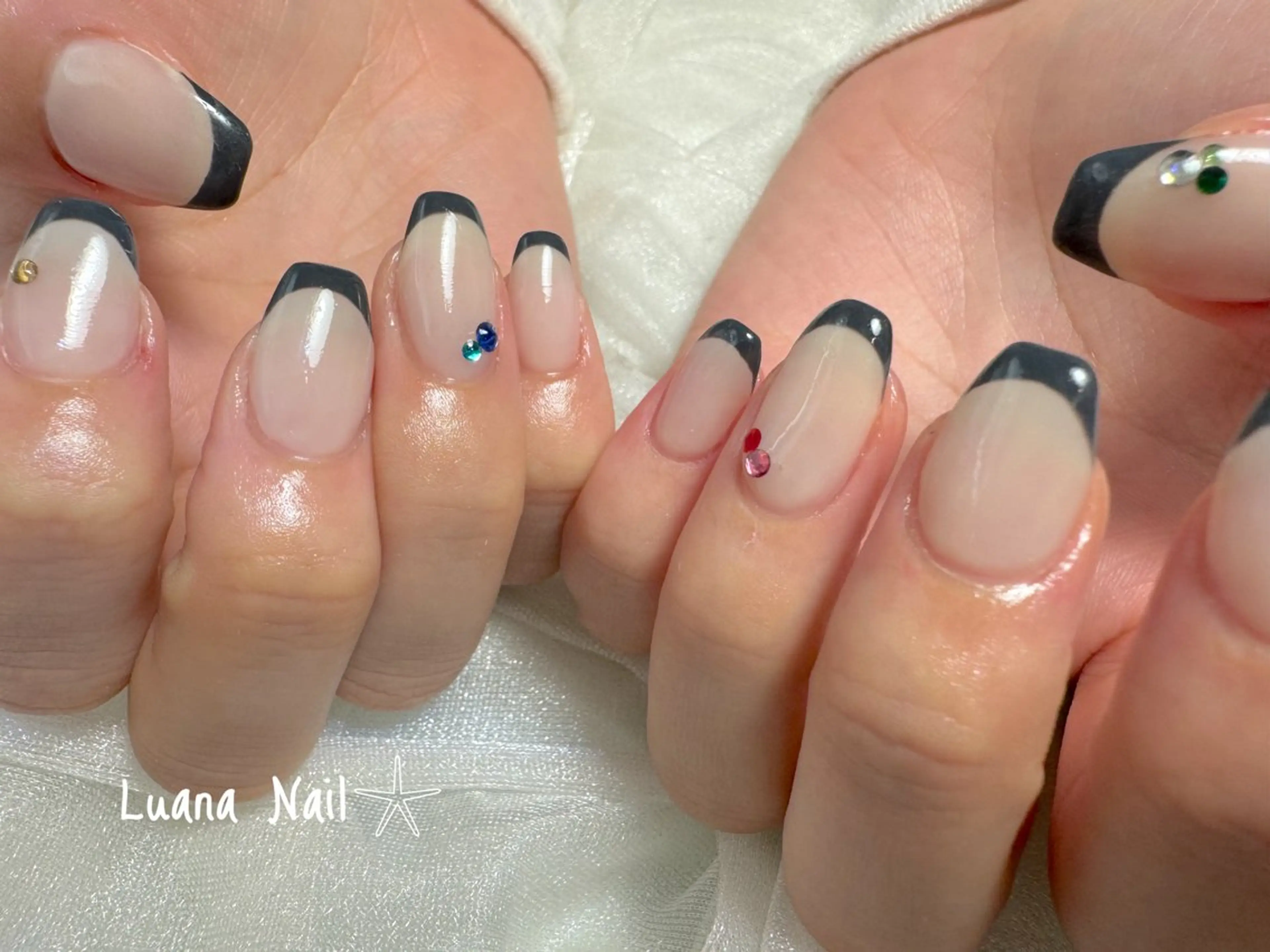 ネイル ストーンネイル Nail Salon Subaruのネイルデザイン