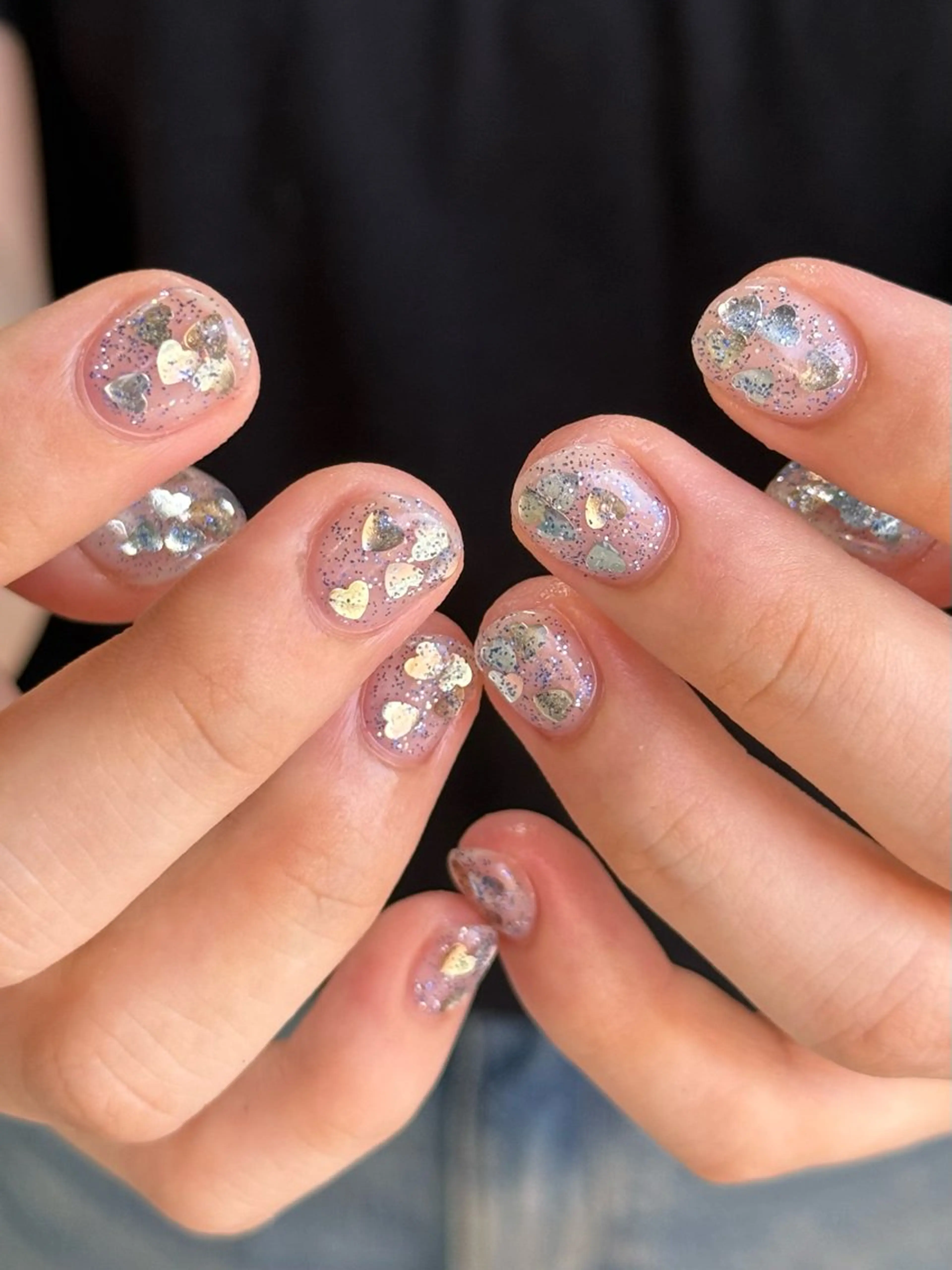 ネイル ハート ハンドネイル MISATO ネイリスト福岡/薬院のネイルデザイン