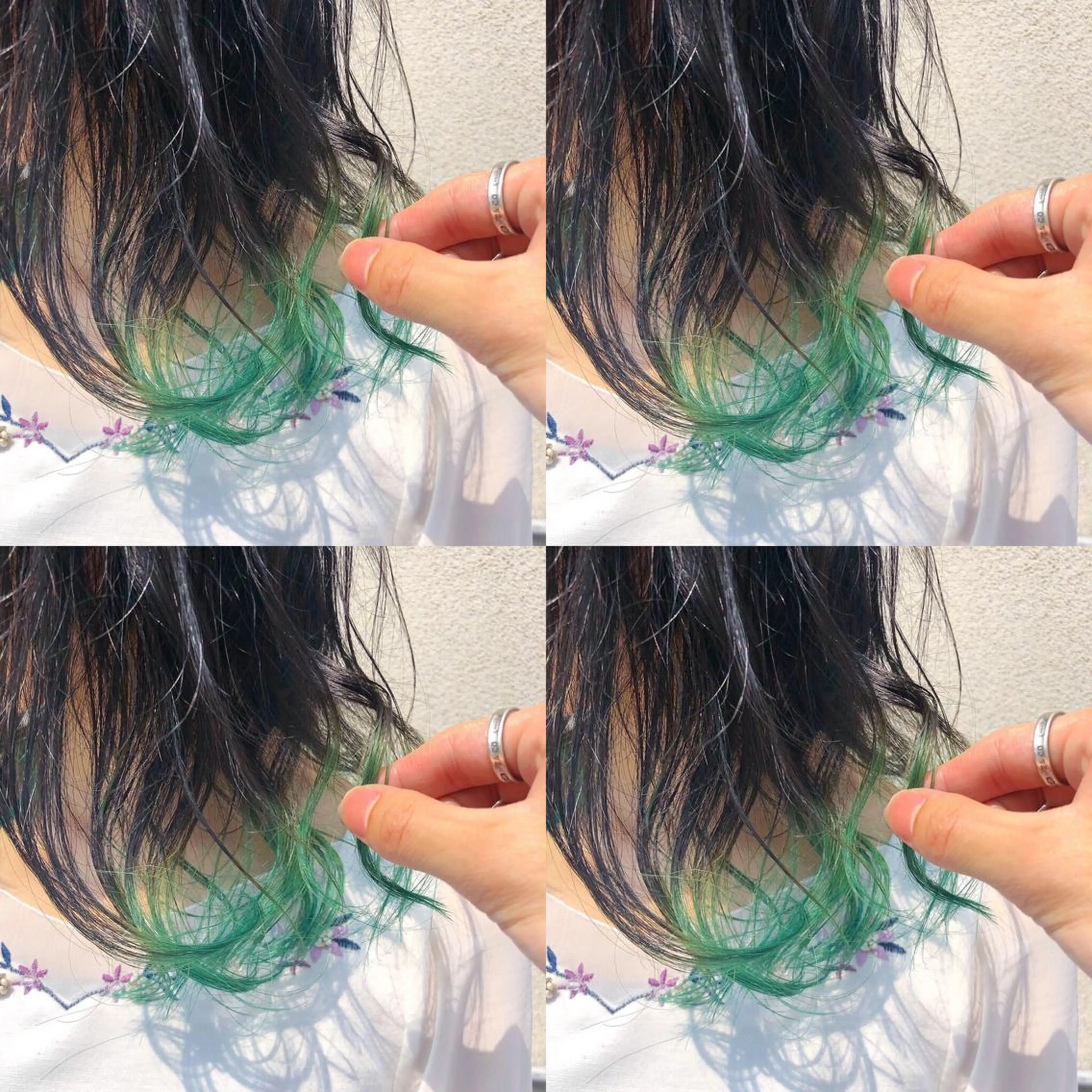 セミロング カラー ヘアアレンジ 【池袋/スパイキー ショート】ⓝⓘⓜⓤのヘアスタイル