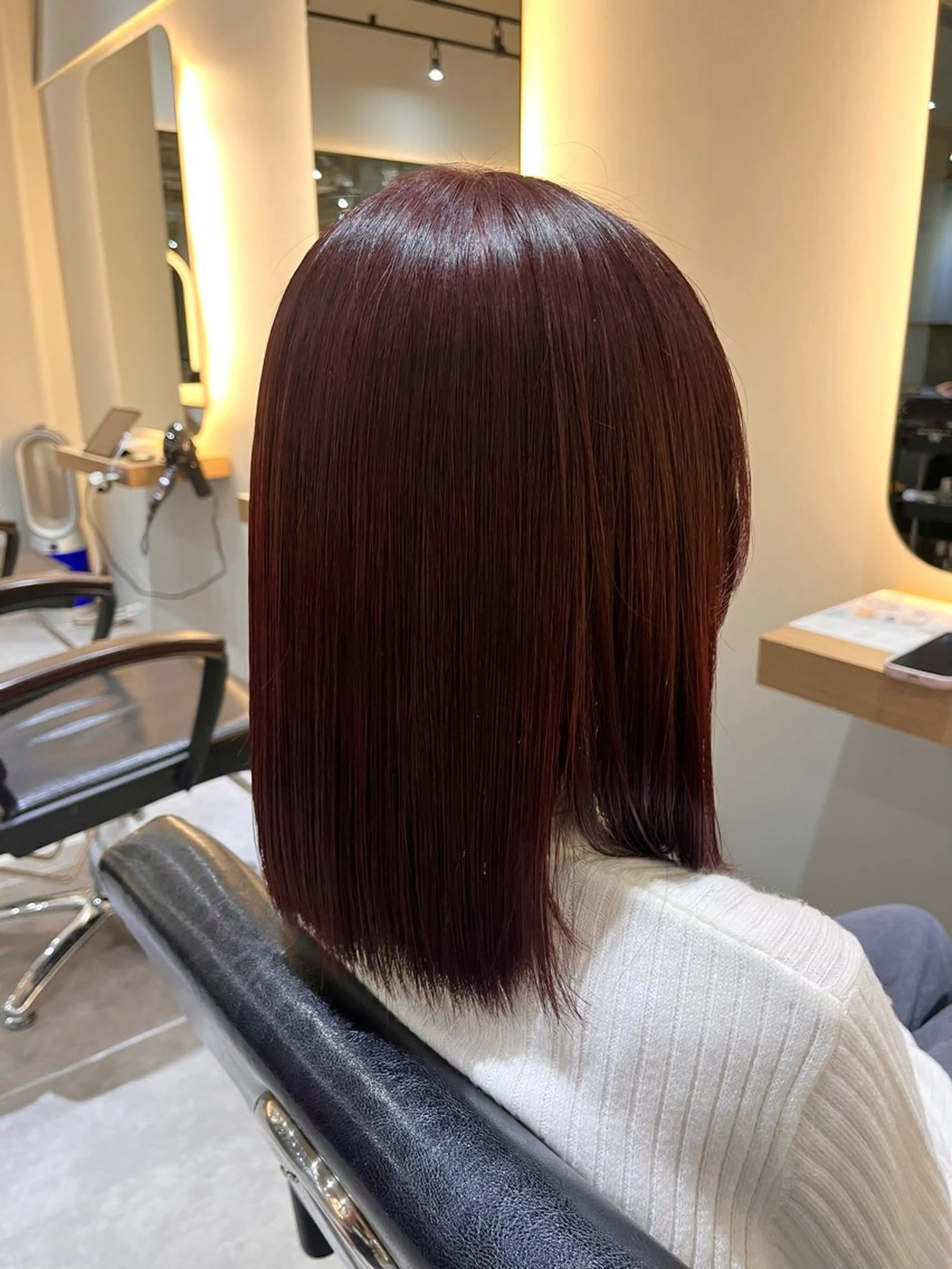 カラー ロングカット/ うる艶カラー/ユイのヘアスタイル