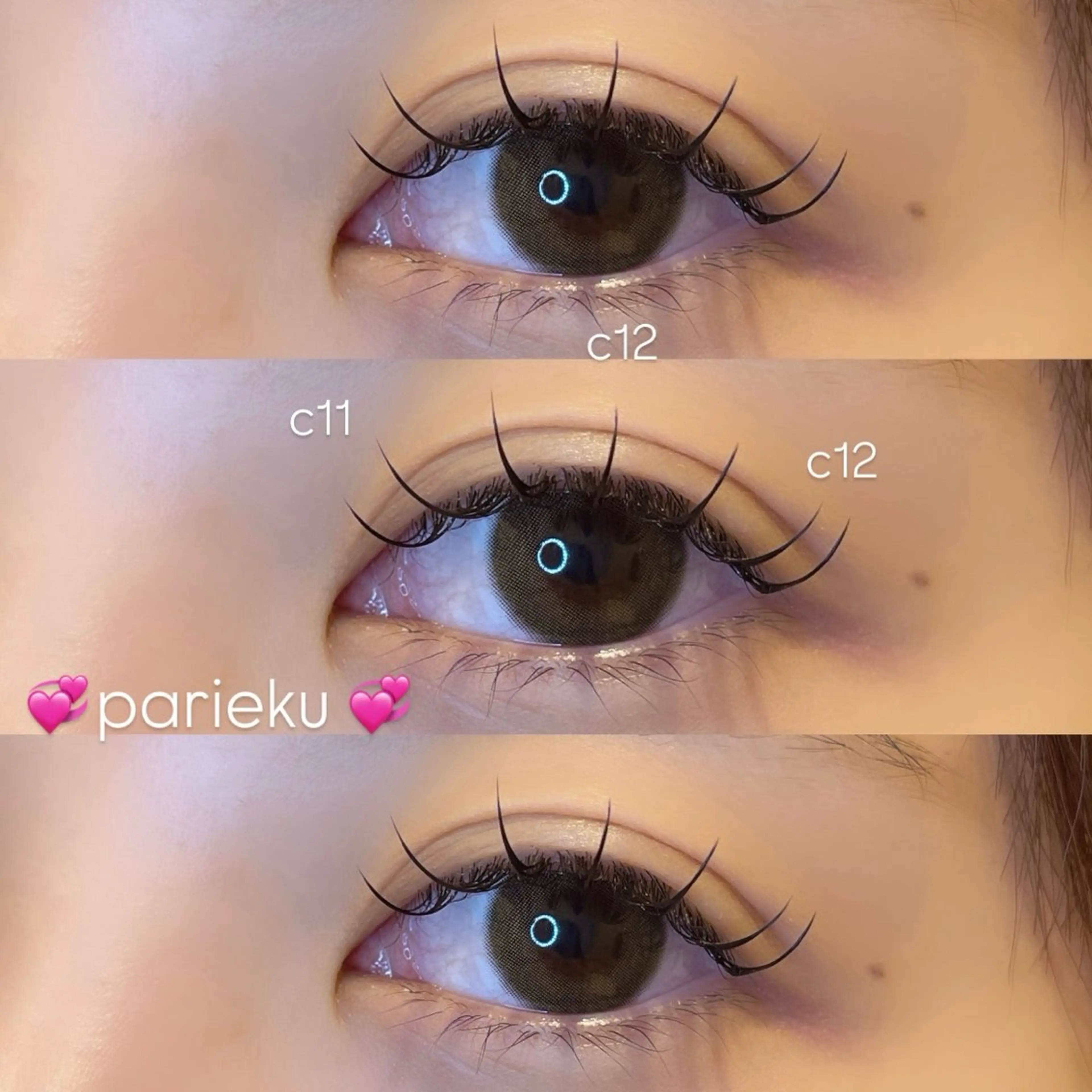 マツエク・マツパ マツエク Mell Yuuna ♡パリエク /束感のマツエク・マツパデザイン