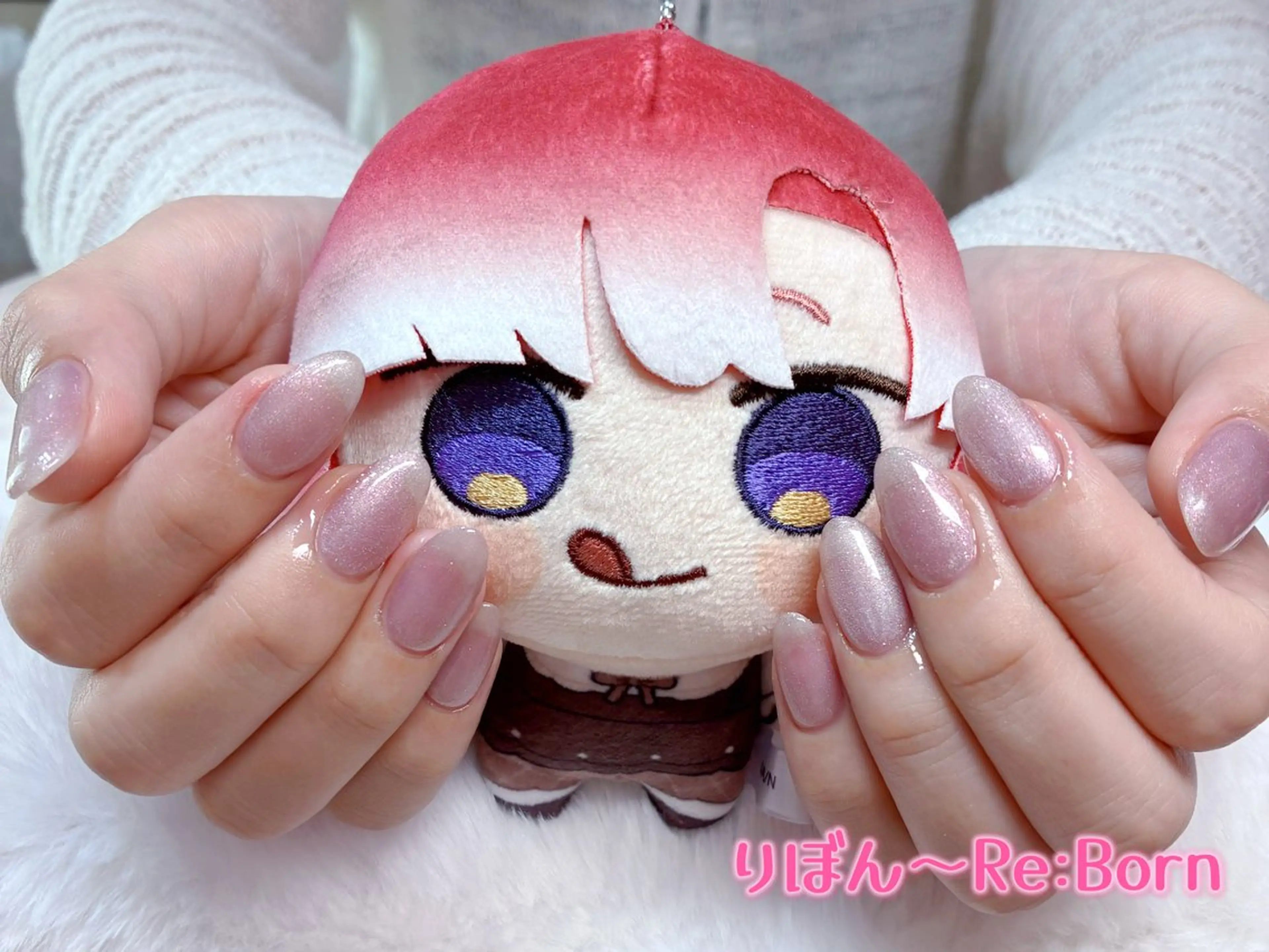 ミディアム ハンドネイル りぼん Re:Bonrのネイルデザイン