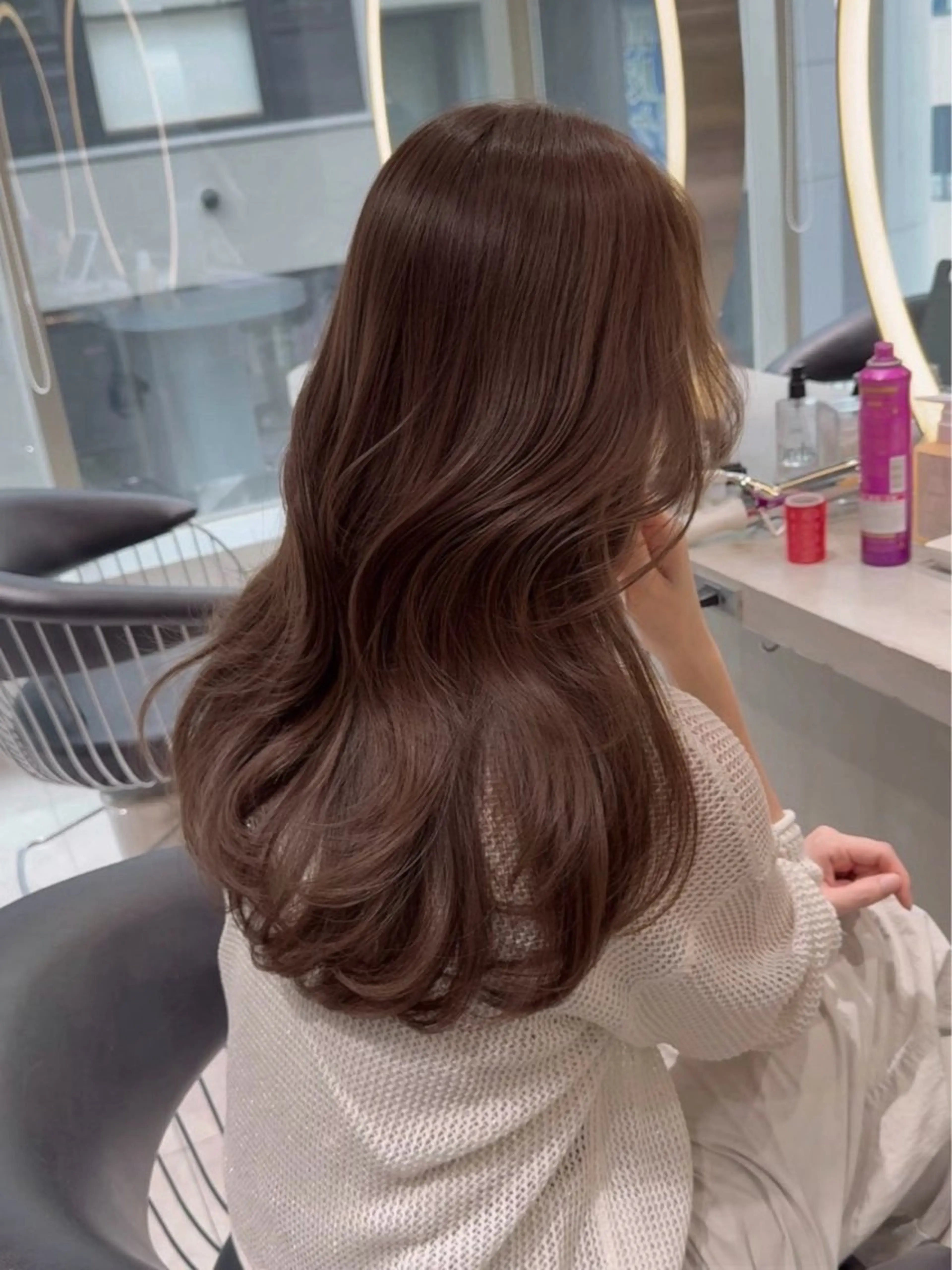 ロング カラー ヘアカラー トリートメント 💎髪質改善💎 LondMeliaのヘアスタイル