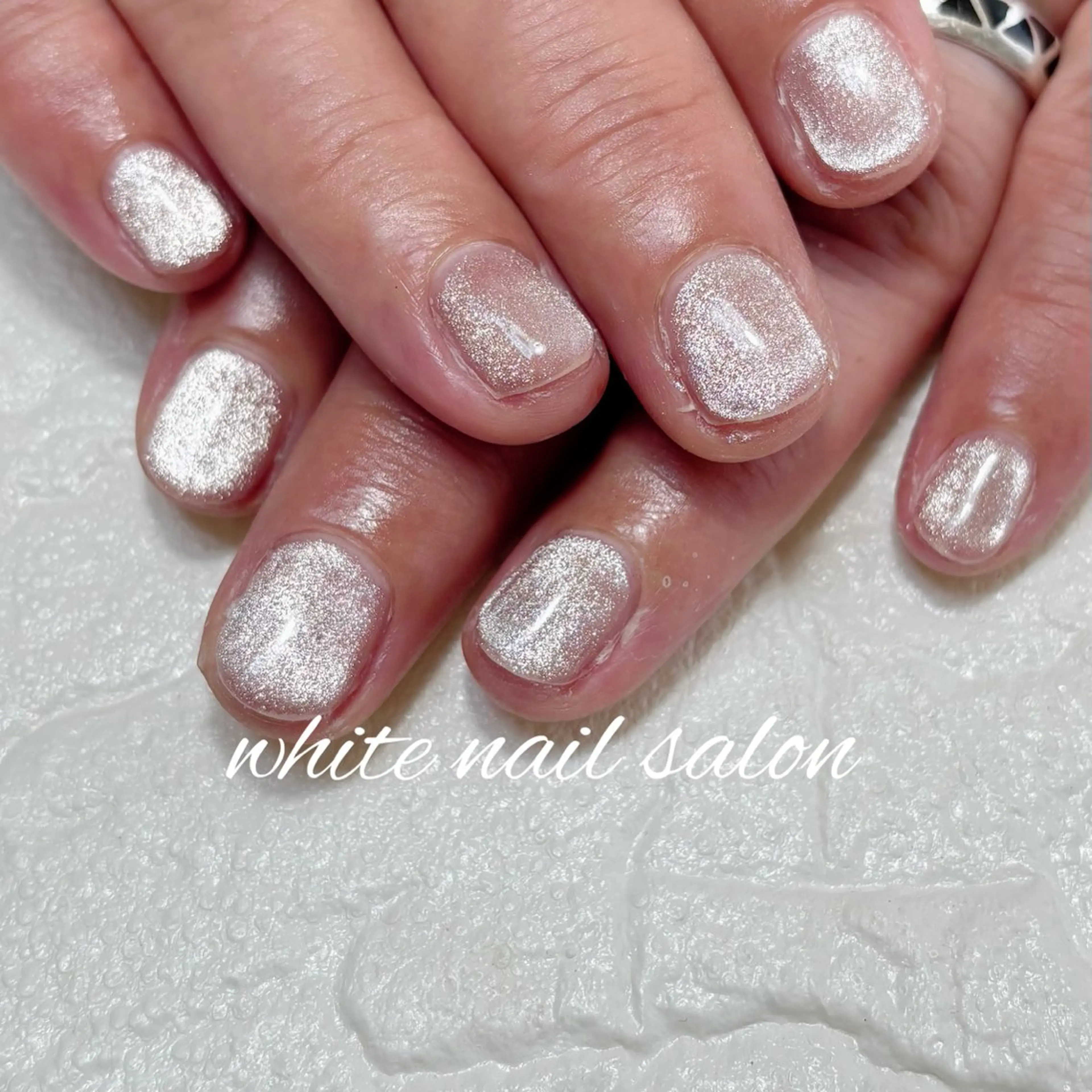 ネイル フットネイル マグネットネイル ハンドネイル white nail salonのネイルデザイン