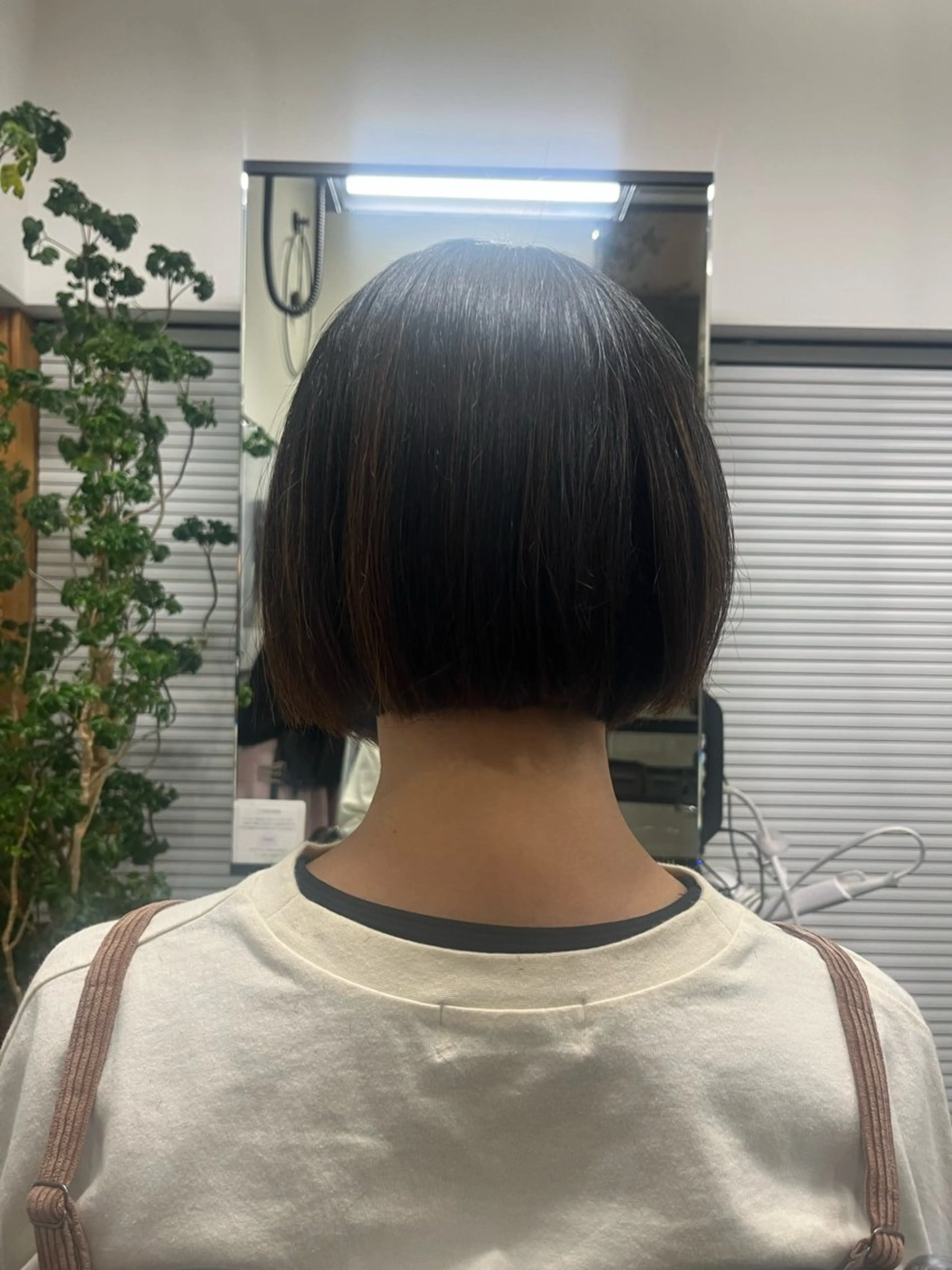 ショート ボブ パーマ/縮毛矯正 揚村武斗のヘアスタイル