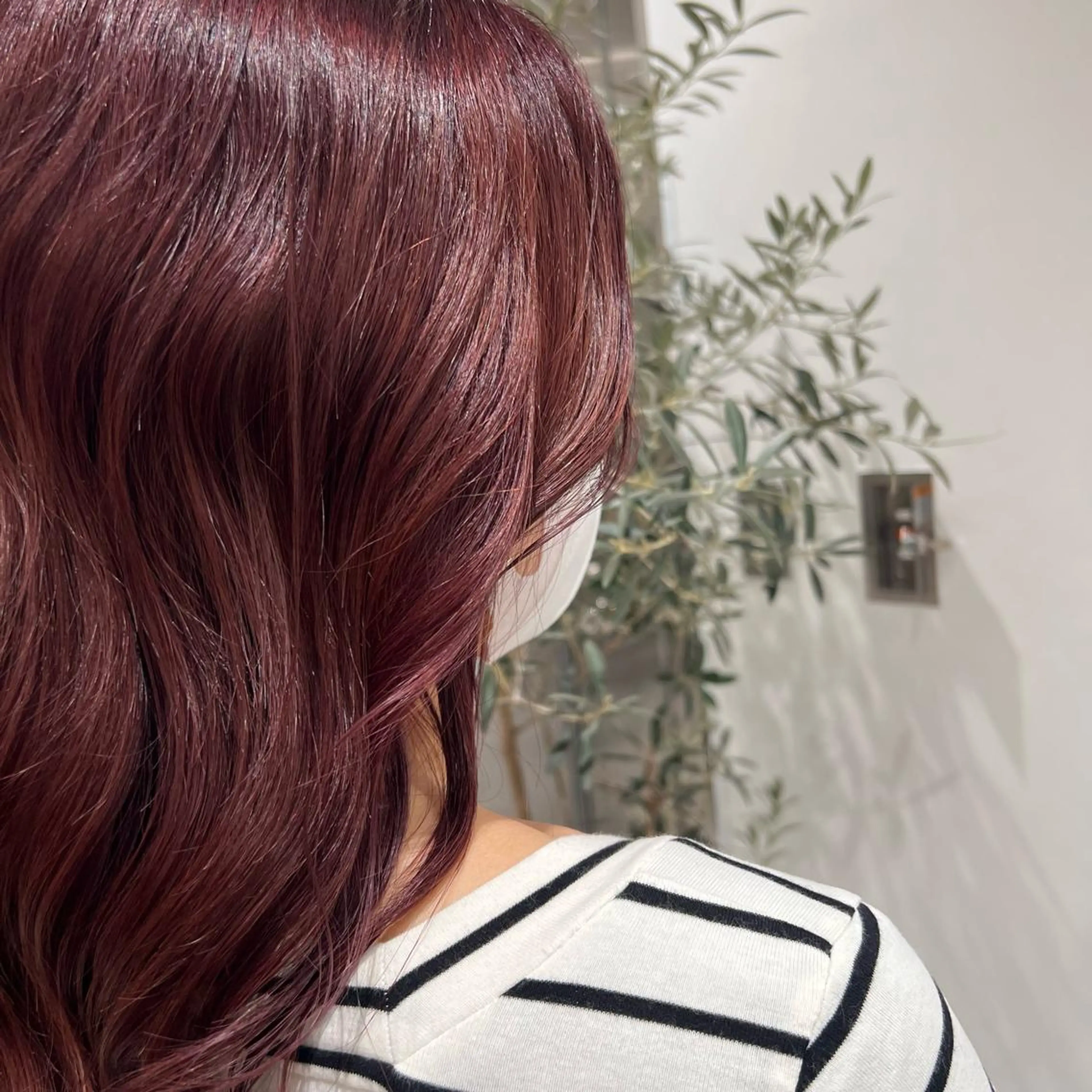 セミロング カラー ヘアアレンジ 小白井 由美のヘアスタイル