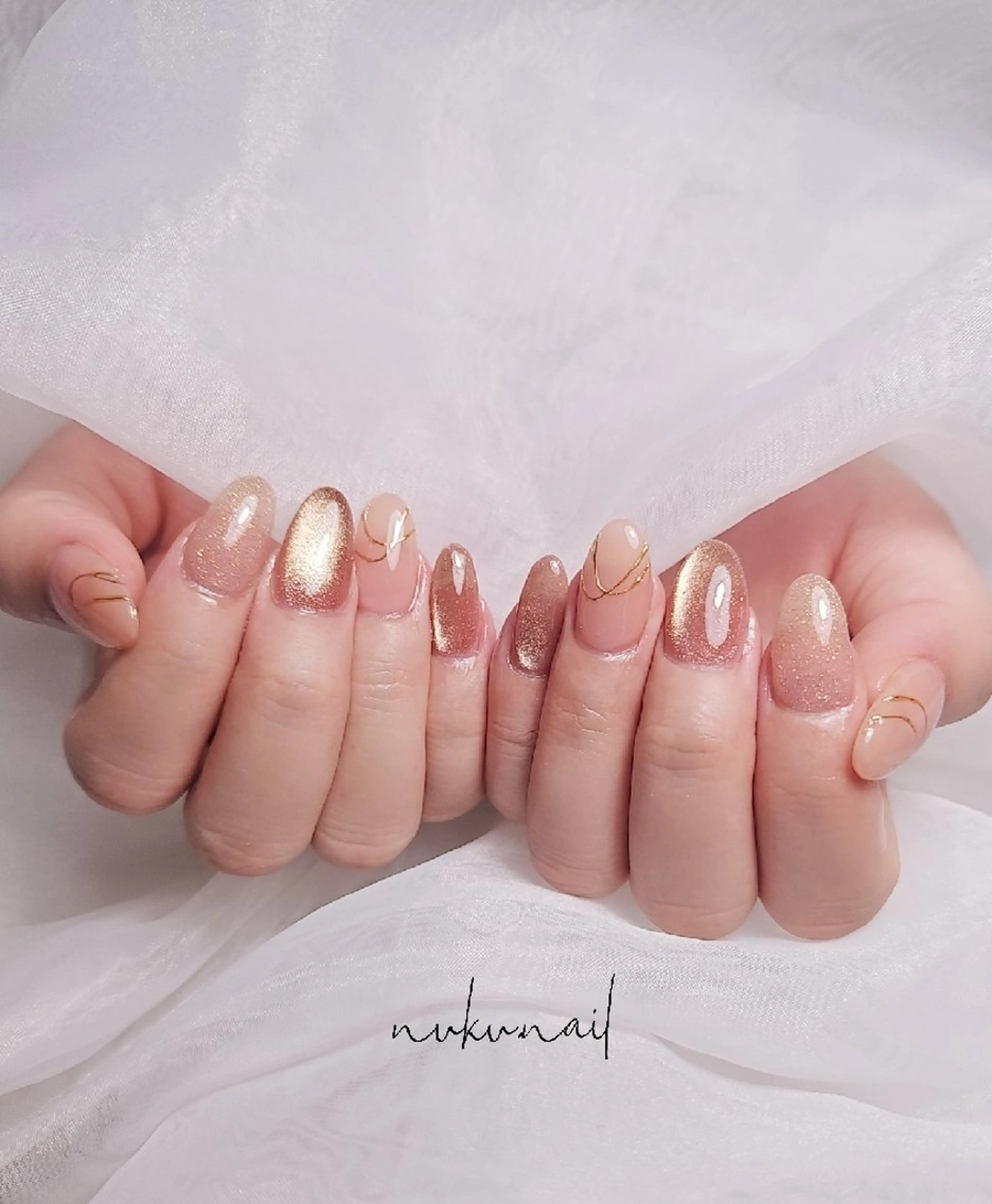 ネイル シンプルネイル nuku.nail 　namiのネイルデザイン