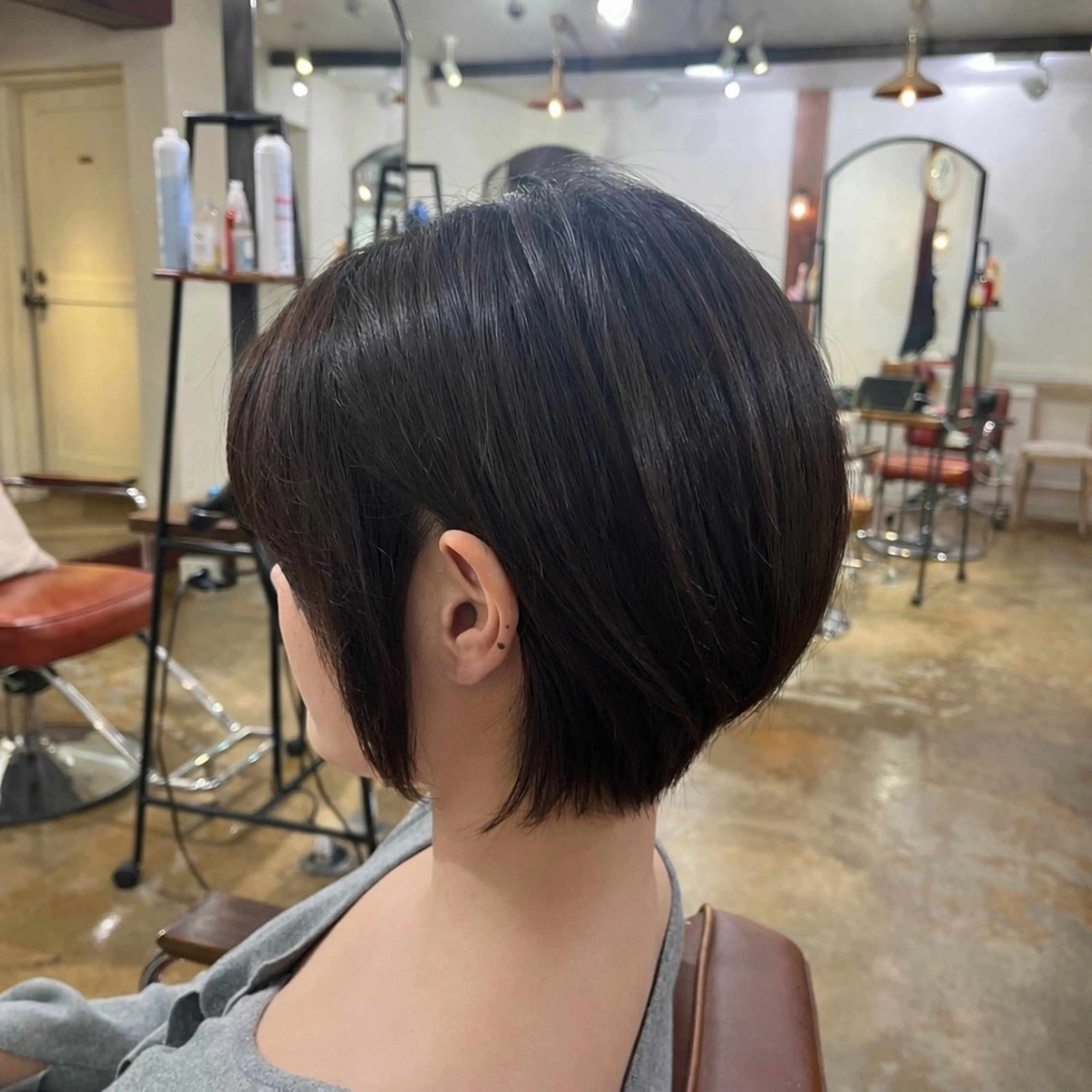 ショート ボブ ショートヘア hair lounge anrio MAR所属・銘苅 祥一のヘアスタイル