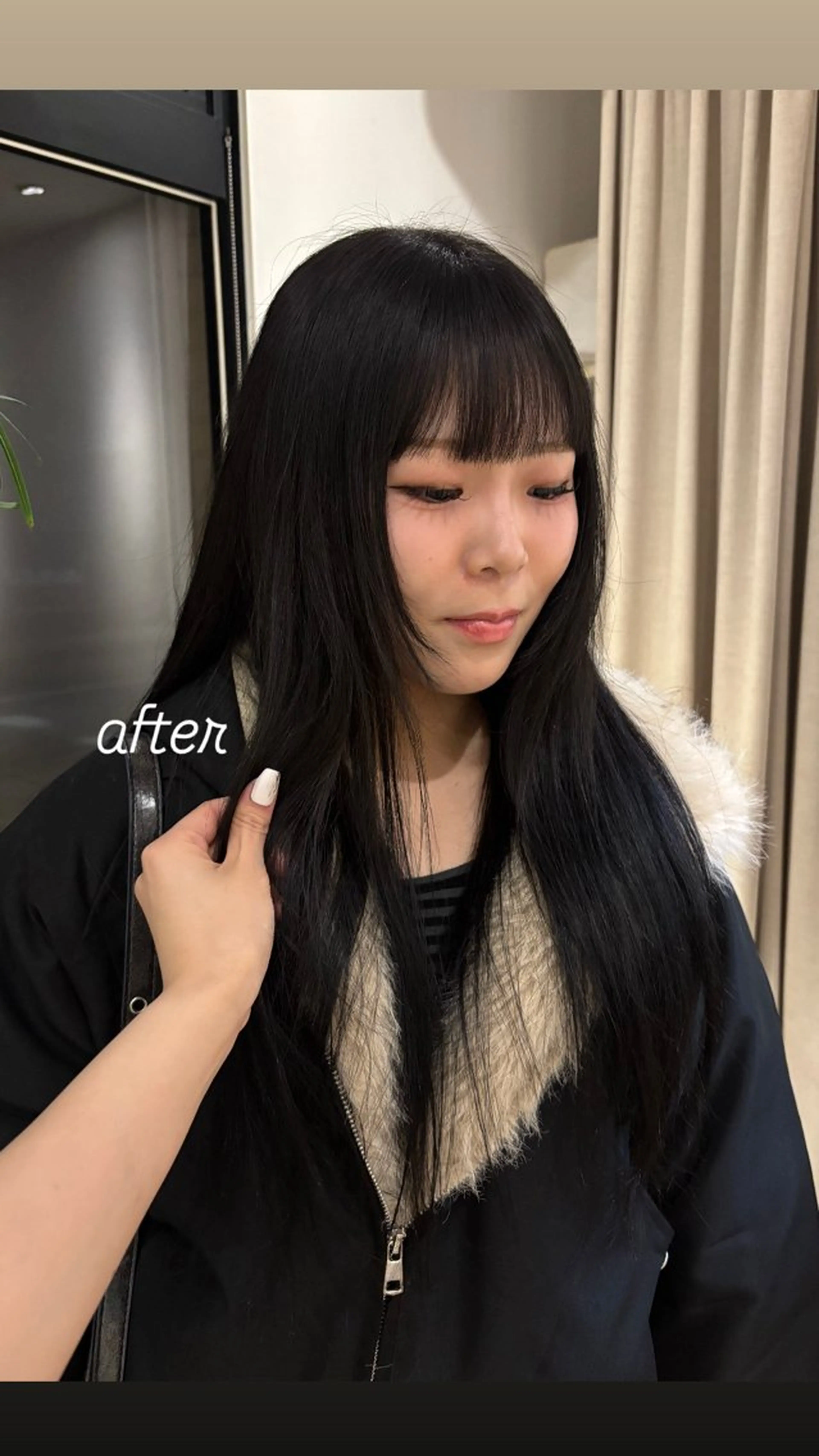 ロング ヘアカラー NAVY/ Miharuのヘアスタイル