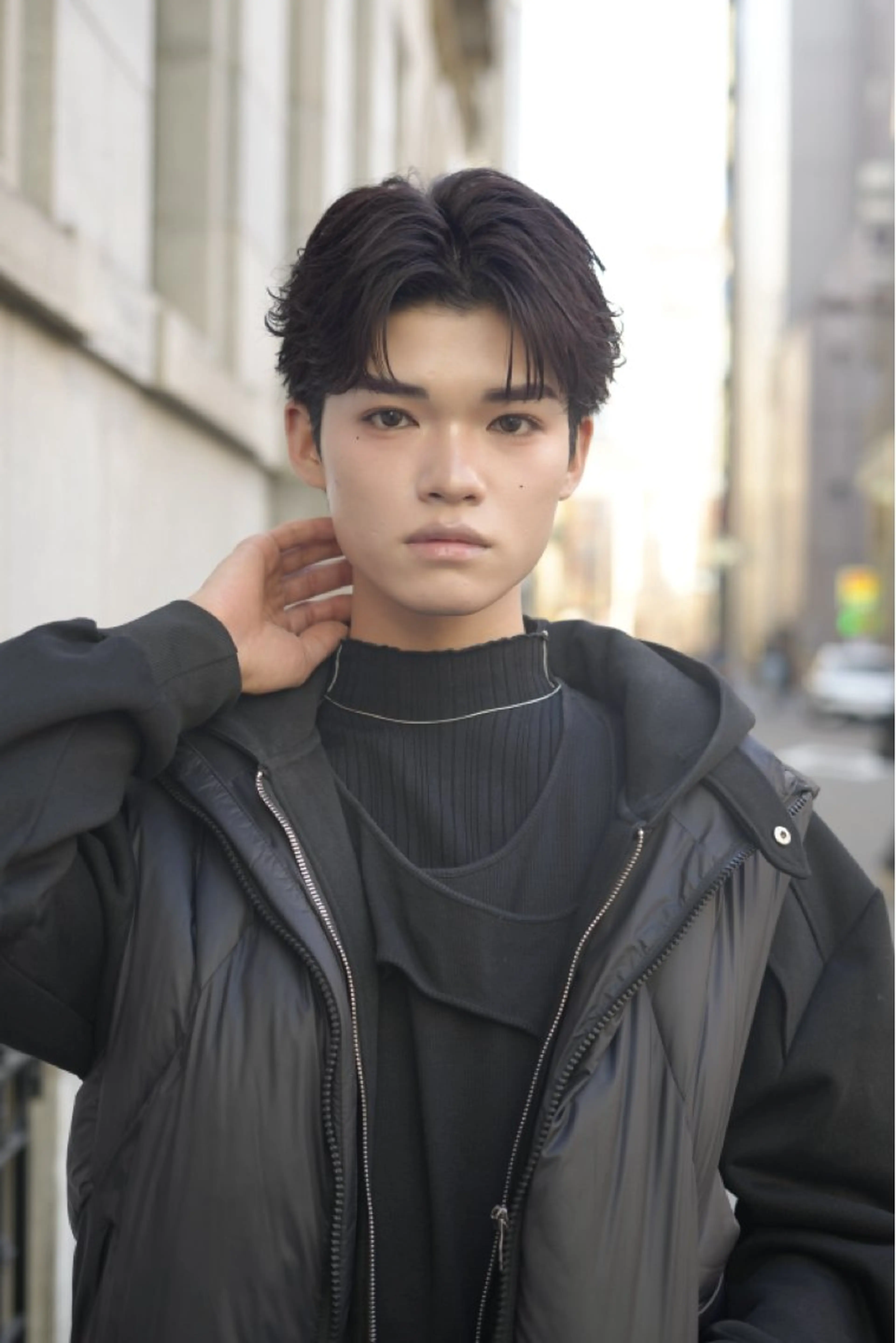 メンズ ダウンパーマ メンズパーマ 刈り上げ カット パーマ トリートメント レイヤー/メンズ 矢津田侑のヘアスタイル