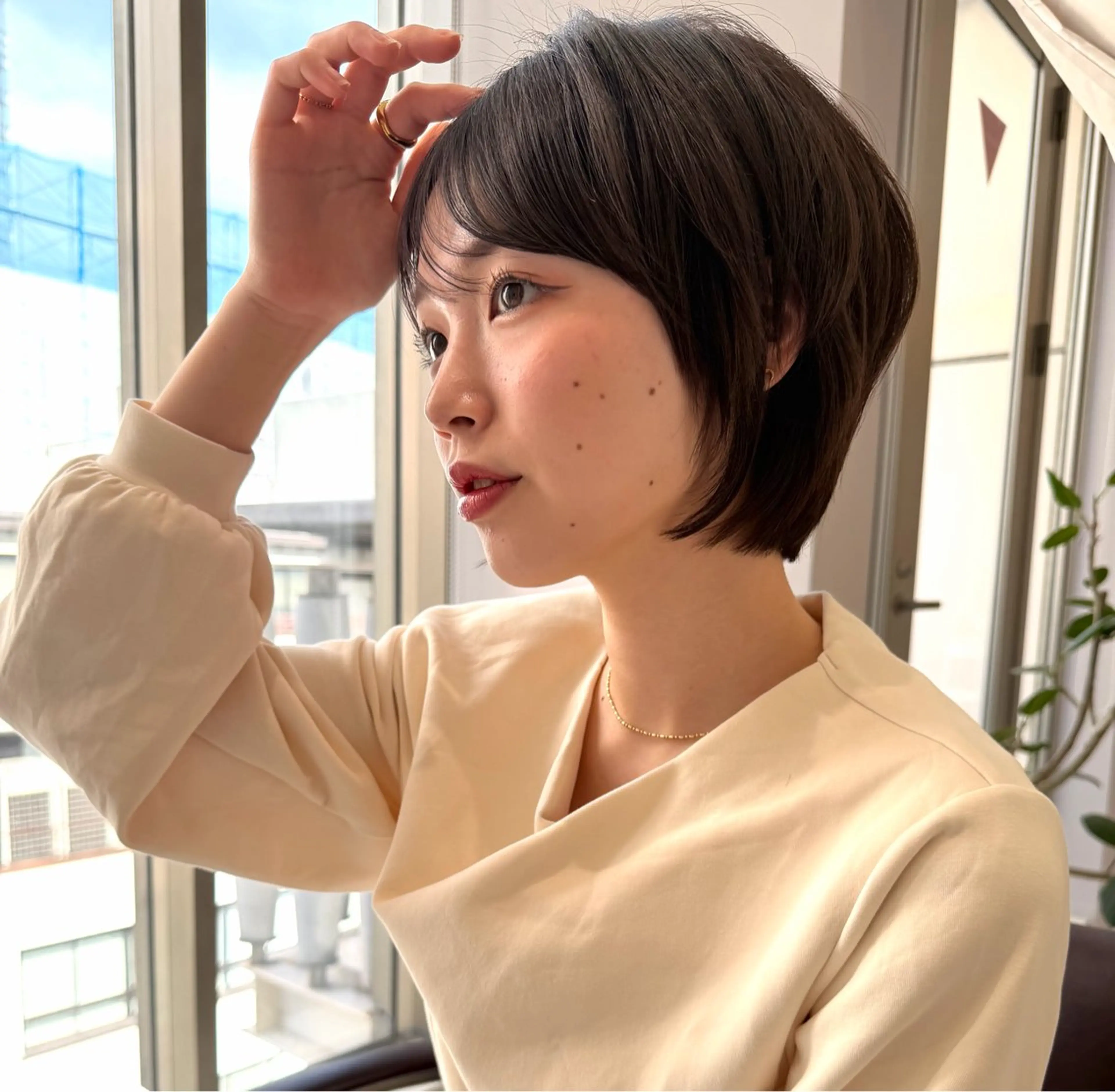 ショート カラー Misora/ボブ/ レイヤー/艶カラーのヘアスタイル