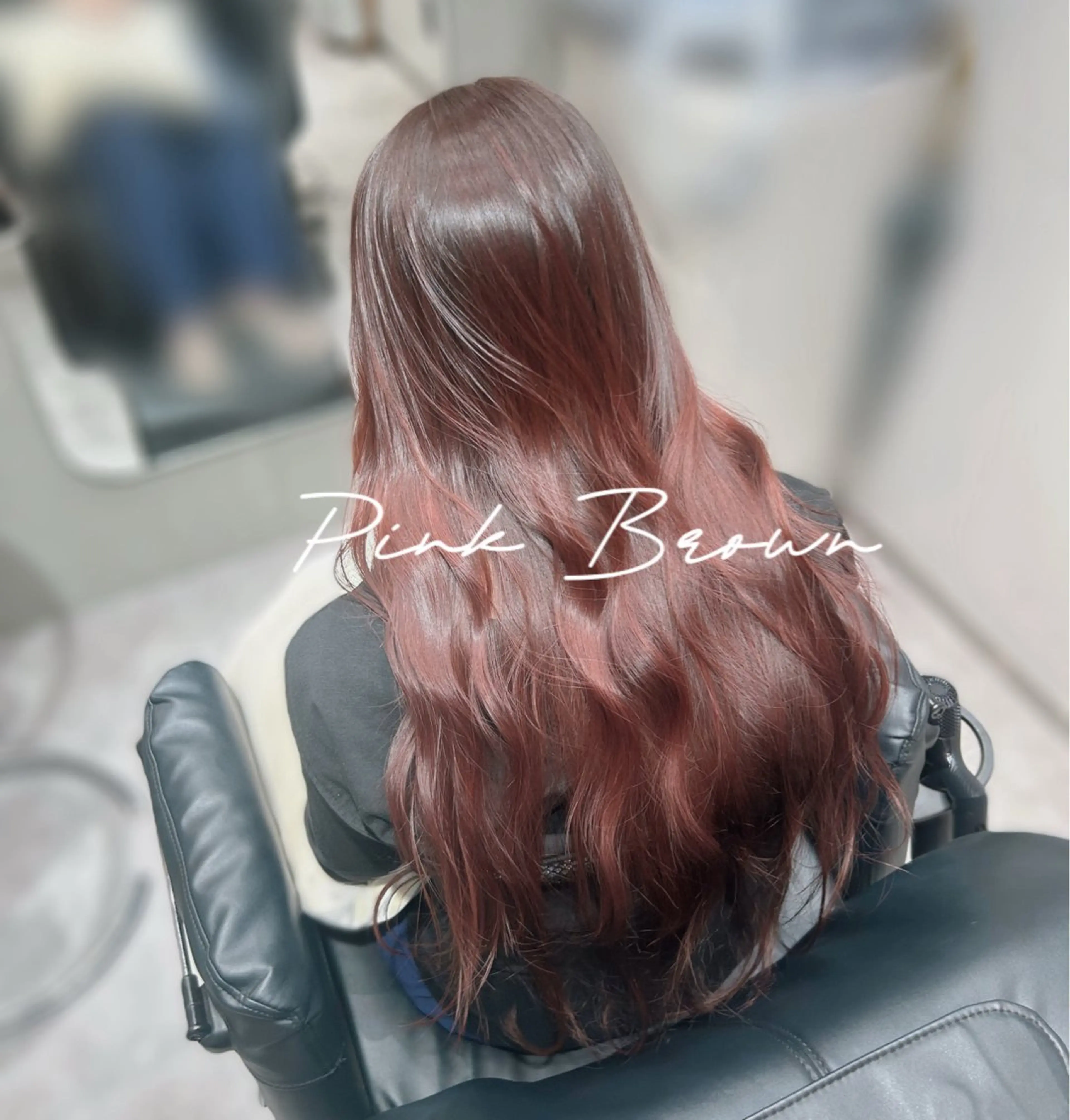 ロング カラー ヘアカラー トリートメント ヘアセット ゆうさ ❥ ボブ 美髪矯正.⋆𝜗𝜚のヘアスタイル