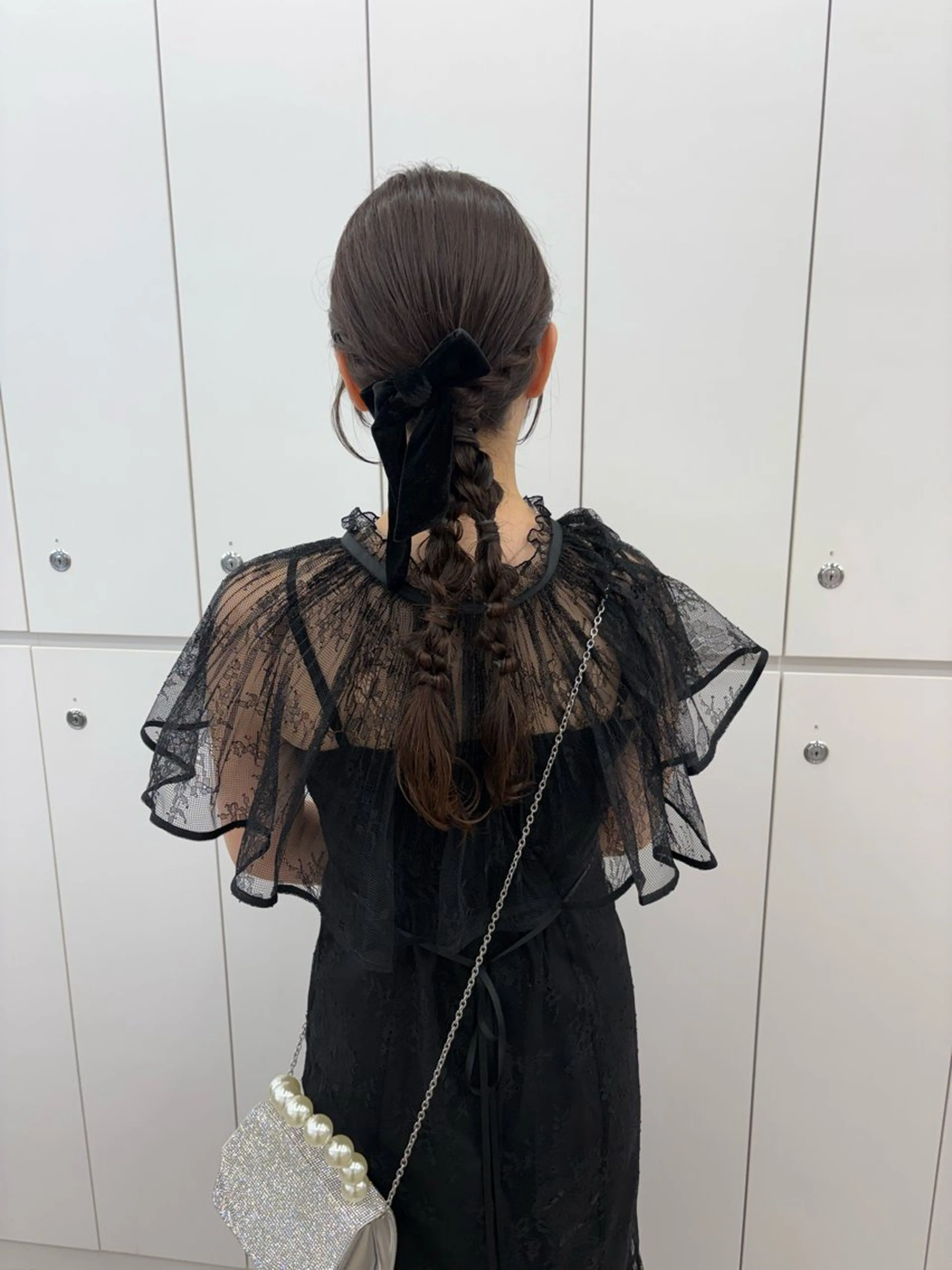 ロング ヘアアレンジ ヘアセット 透明感カラー🫧 nanohaのヘアスタイル