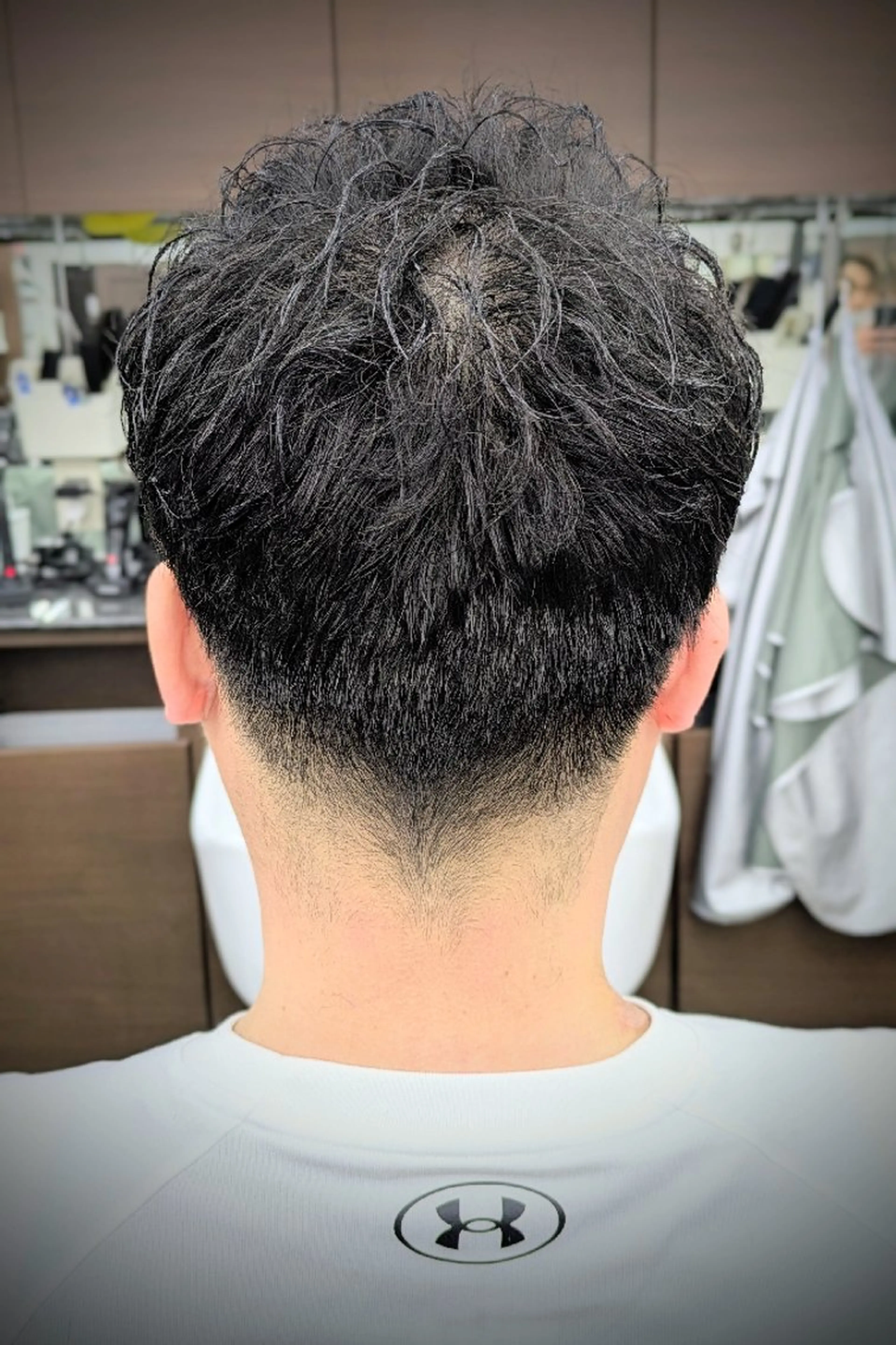 ショート パーマ 理容プラージュ燕三条 福井のヘアスタイル