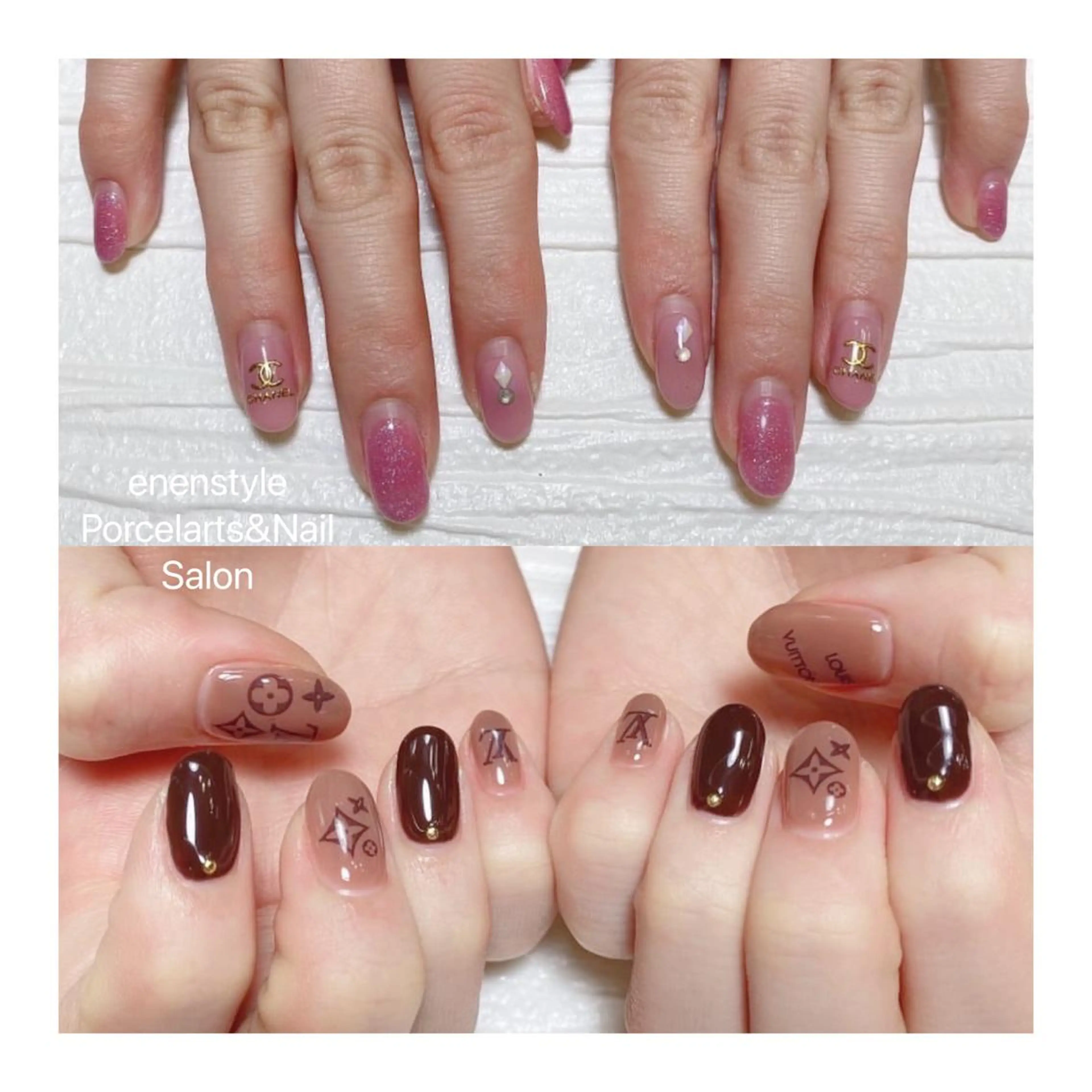 ミディアム ネイル ハンドネイル 👑enen style👑のネイルデザイン