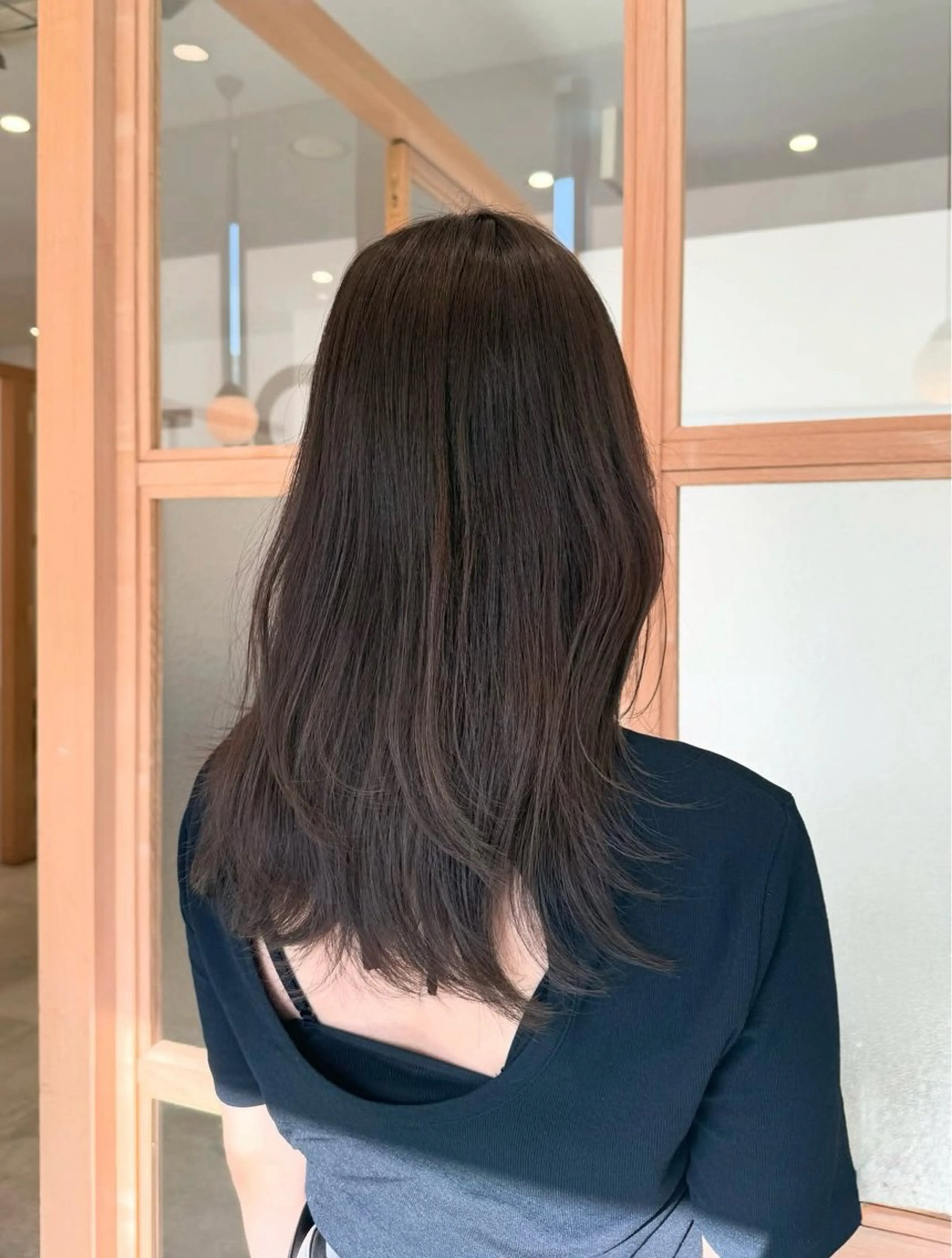 セミロング カット ヘアカラー トリートメント GO TODAY SHAiRE SALON 原宿Stella店所属・𓍯柔らかhair 𓍯 yukinoのヘアスタイル