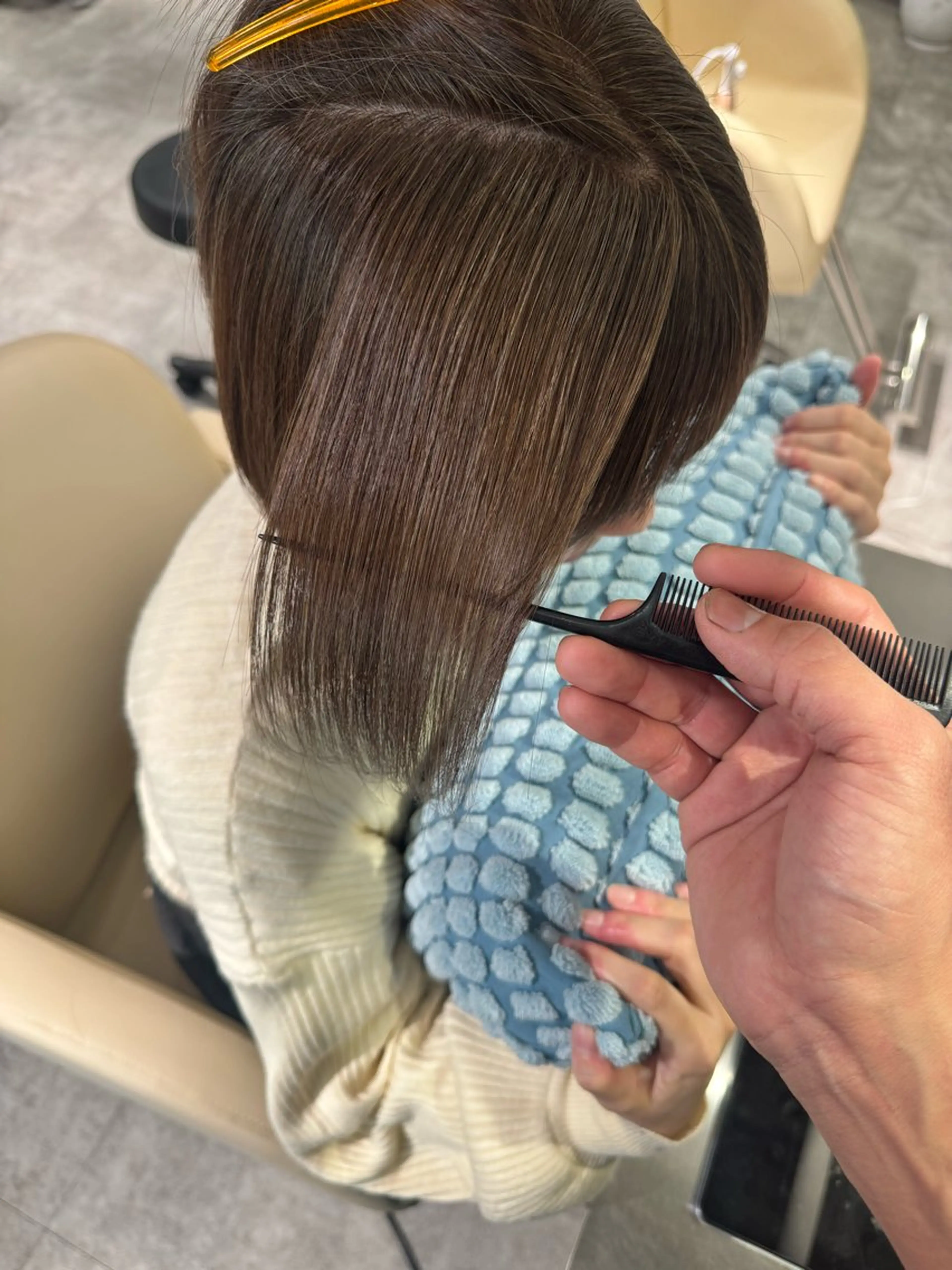 ショート カラー 髪質改善 酸性ストレート カット ヘアカラー 縮毛矯正 トリートメント reverie【レヴリー】所属・夜23時まで予約🉑 reverieあきらのヘアスタイル