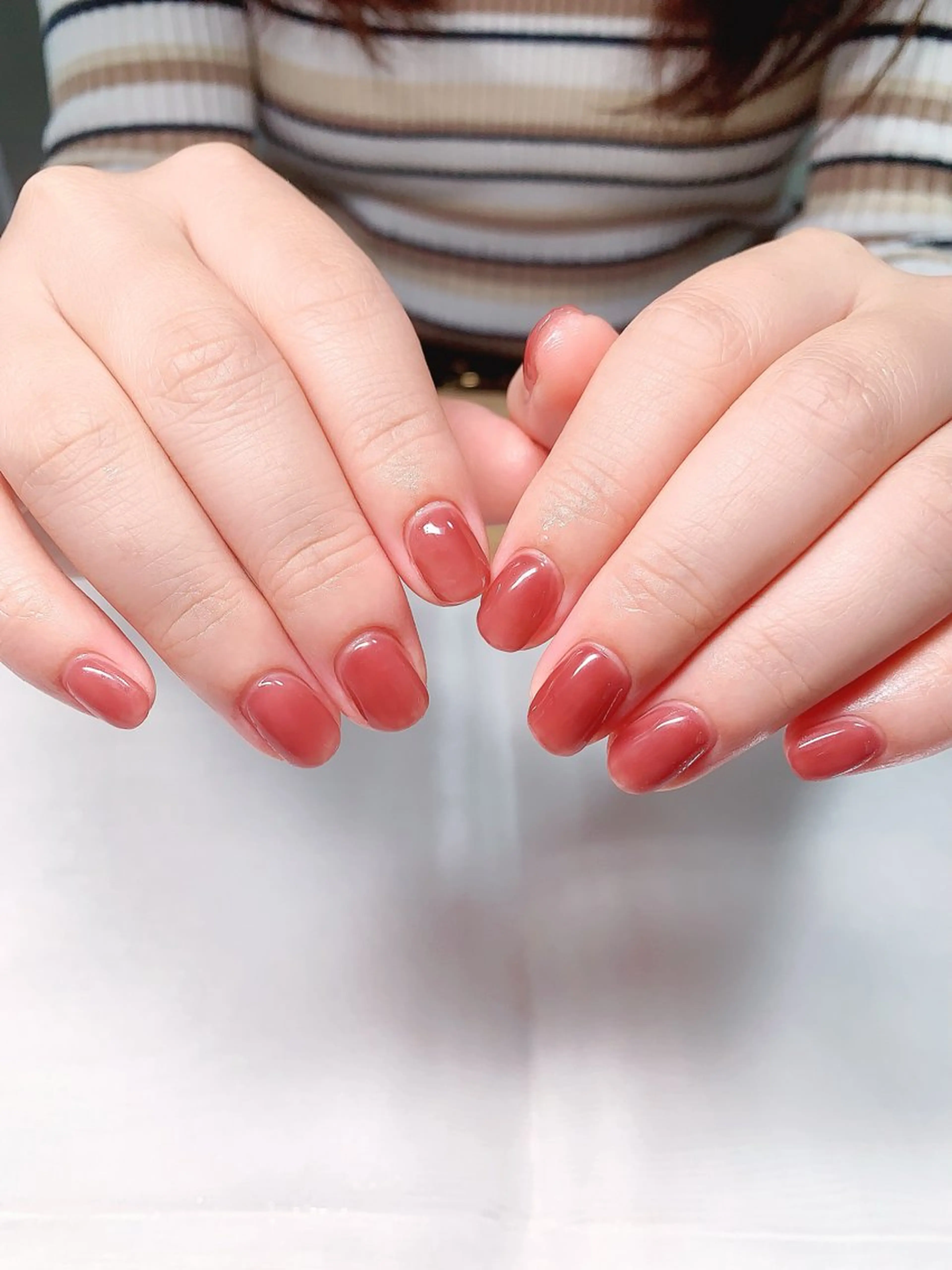 ネイル ワンカラーネイル Cute Tips nailのネイルデザイン